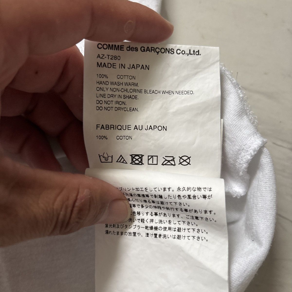 CDG by Comme des Garcons Comme de Garçons Play Tee Size US XL / EU 56 / 4 - 4 Thumbnail