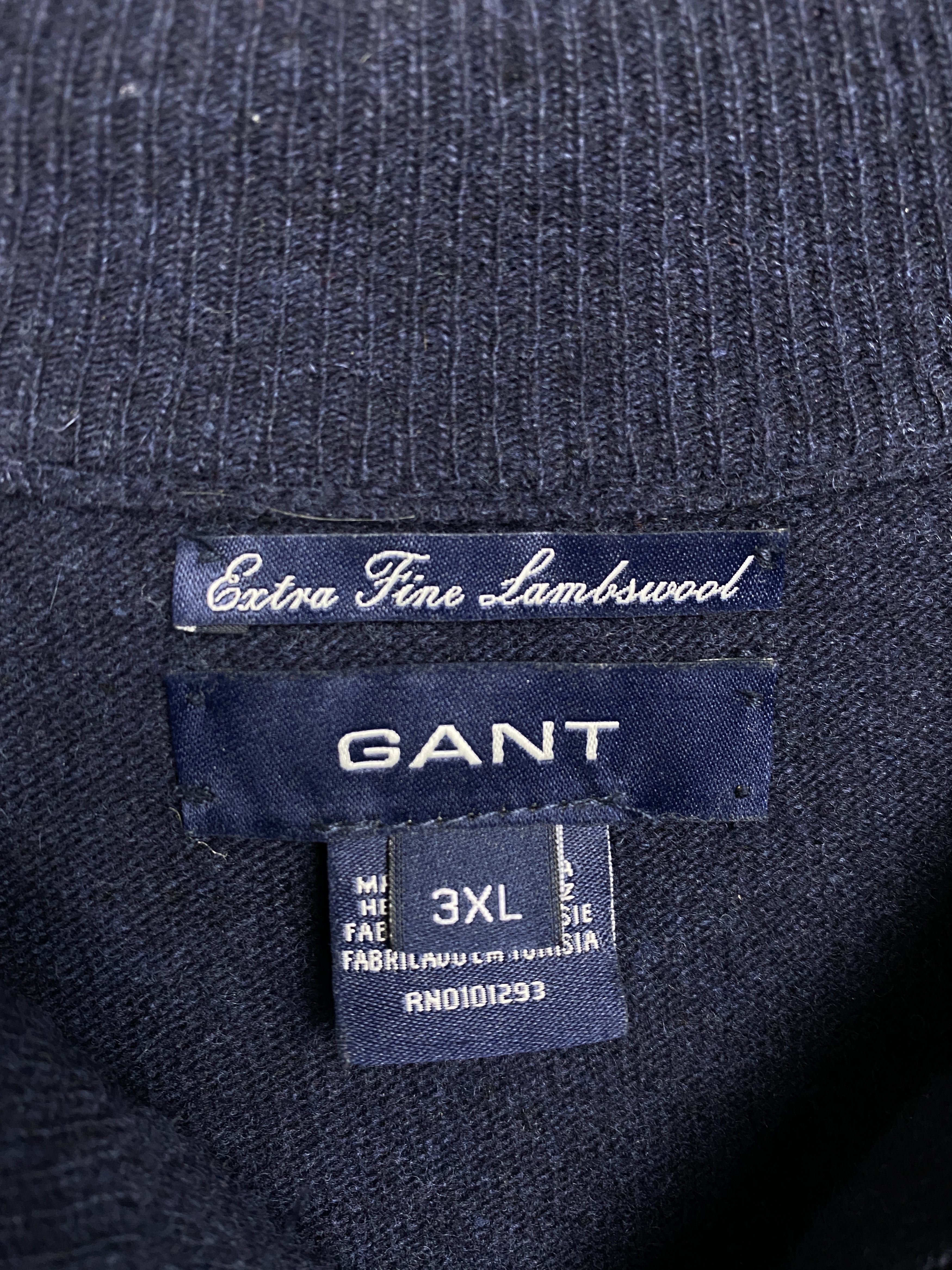 Gant Gant Vintage Mens 1\4 Zip Wool Sweater Size US XXL / EU 58 / 5 - 4 Thumbnail