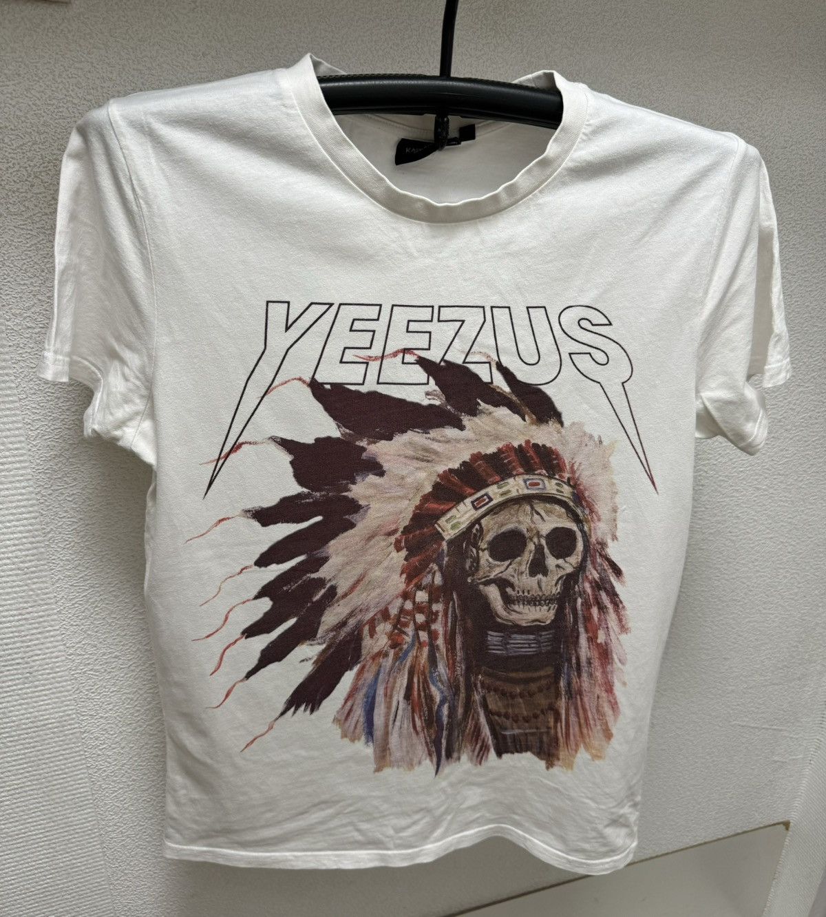 Rap Tees Kanye West Yeezus Tour white t-shirt S-M sz Rap tee KANYEW Size US S / EU 44-46 / 1 - 1 Thumbnail