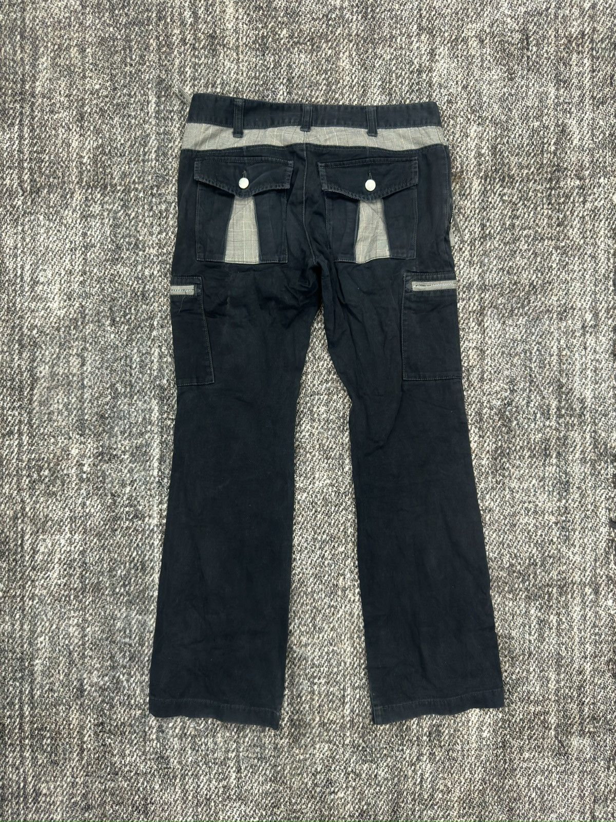 If Six Was Nine × Katharine Hamnett London × Le Grande Bleu (L.G.B.) Katharine Hammett Bondage Pants Flared Cargo Size US 32 / EU 48 - 6 Thumbnail