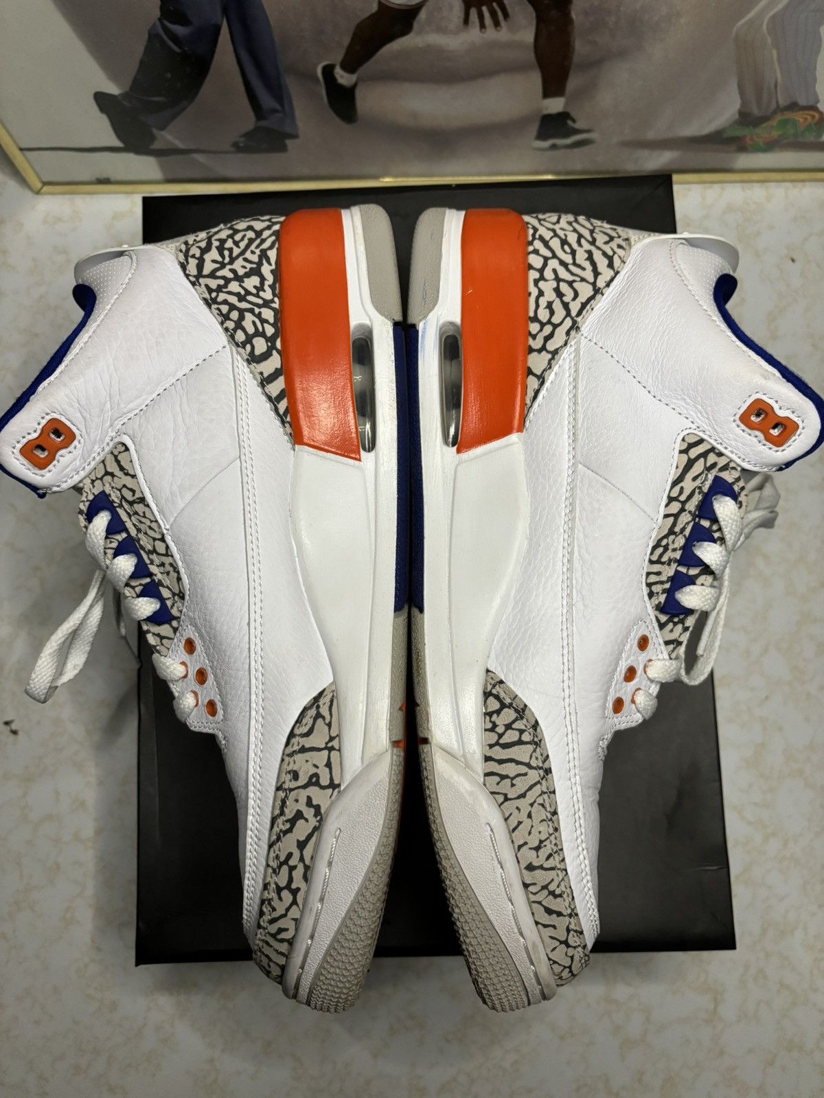 Jordan Brand Air Jordan 3 Retro Knicks Size US 10.5 / EU 43-44 - 3 Thumbnail