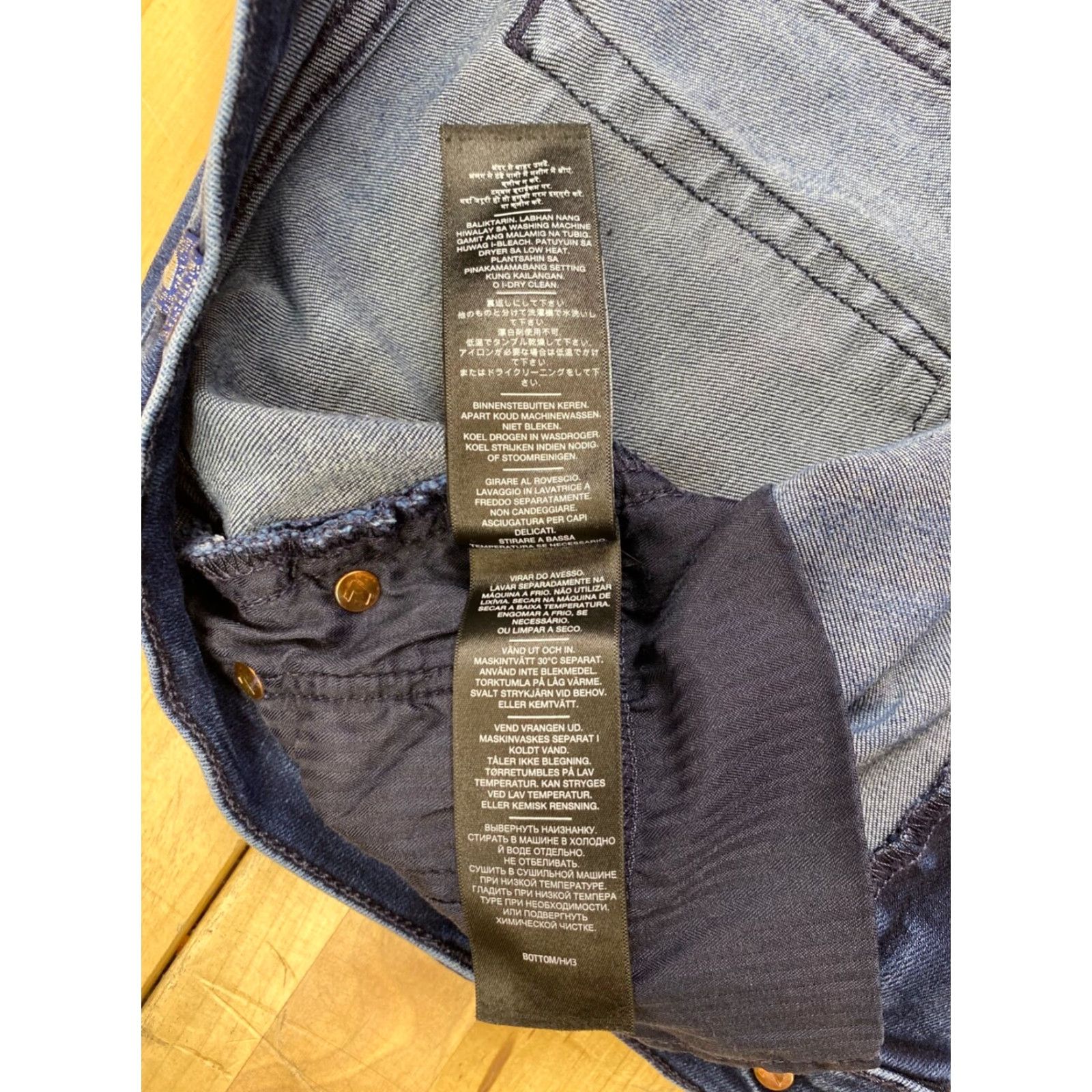7 For All Mankind 7 for all Mankind Jeans Womens 28 Blue Skinny Stretch Casual Modern Size 28" / US 6 / IT 42 - 6 Thumbnail