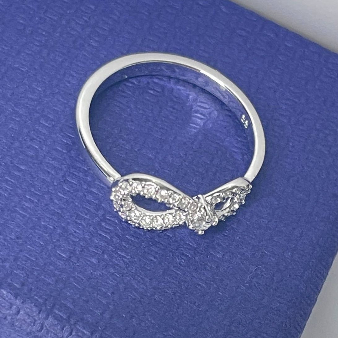 Swarovski Swarovski Infinity ring Infinity size 60 / 9 New Size ONE SIZE - 6 Thumbnail