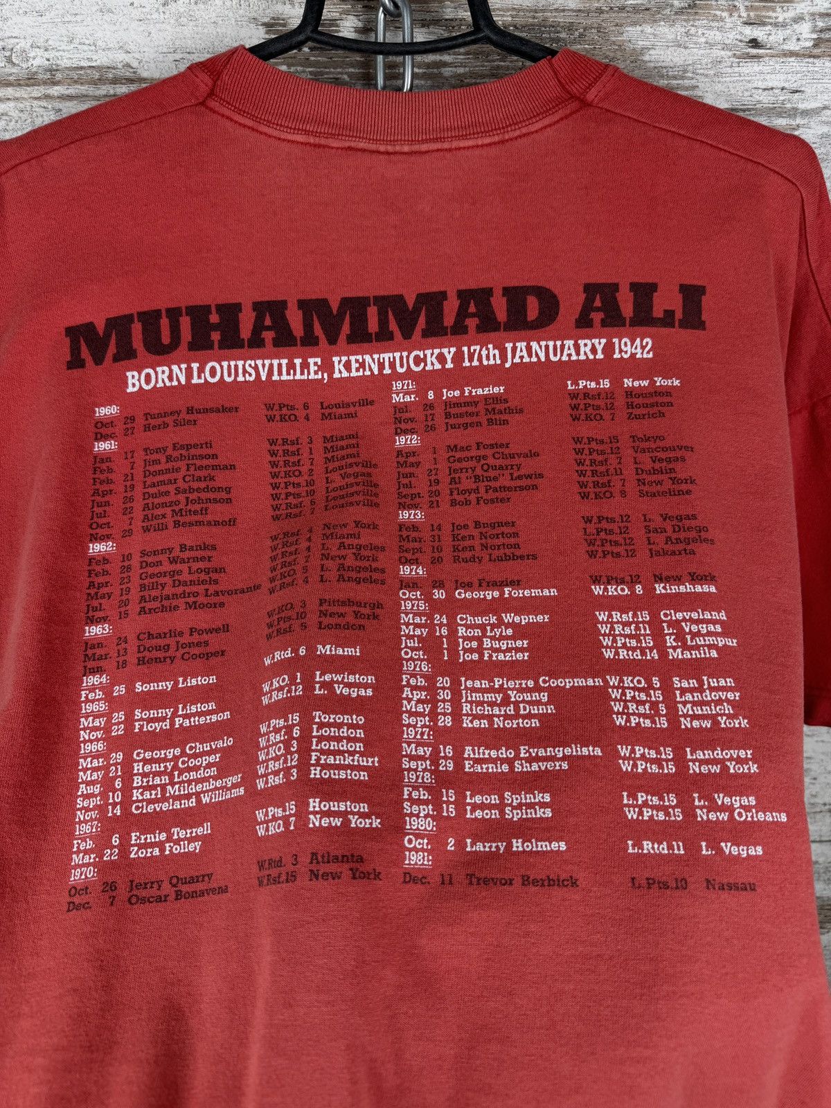 Lonsdale × Vintage Mens Vintage Lonsdale Muhammad Ali T-shirt 1997 tee rare Size US XL / EU 56 / 4 - 17 Thumbnail