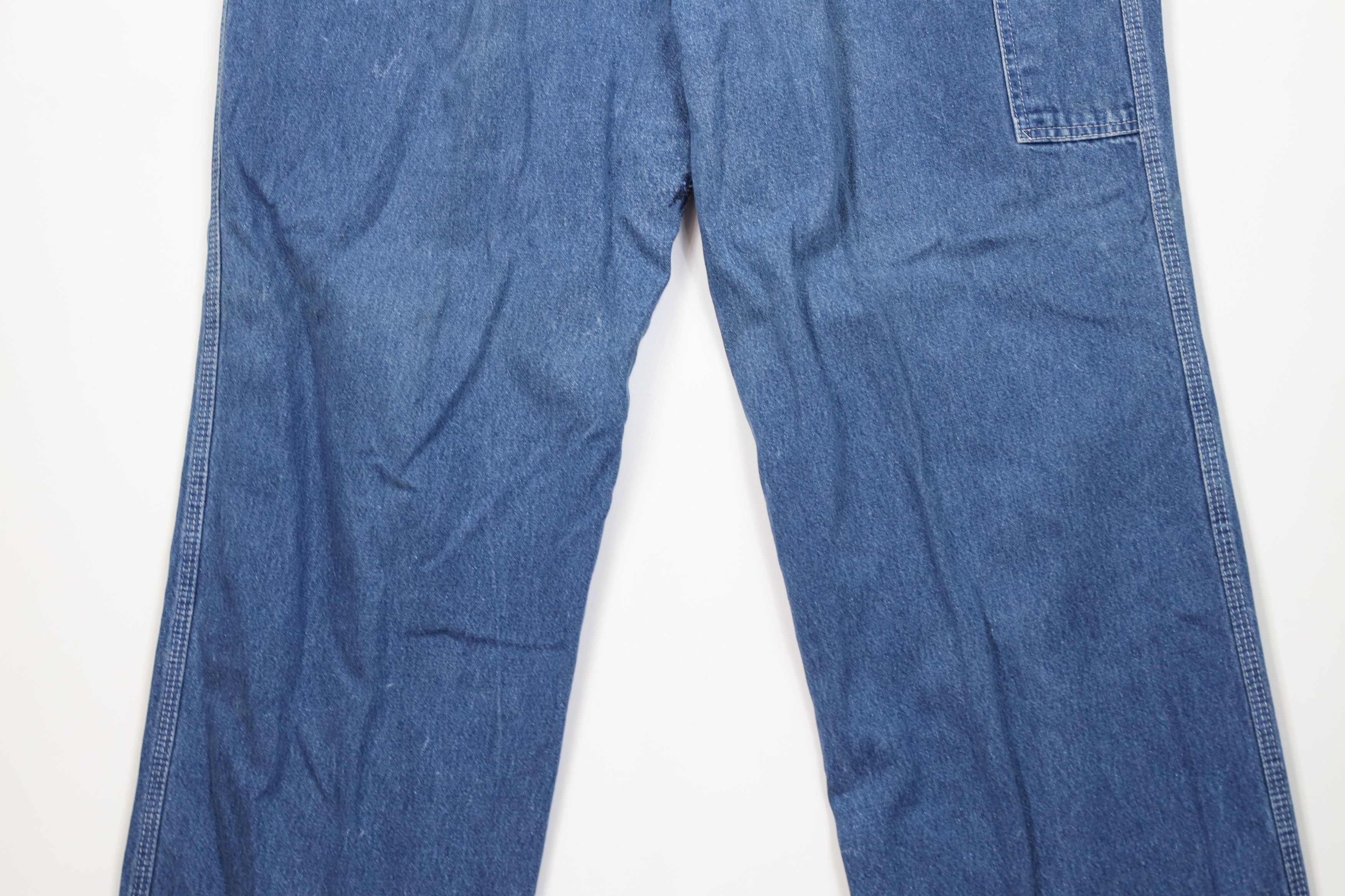 Vintage Vintage 90s Streetwear Workwear Wide Leg Dungaree Jeans USA Size US 44 / EU 60 - 13 Thumbnail