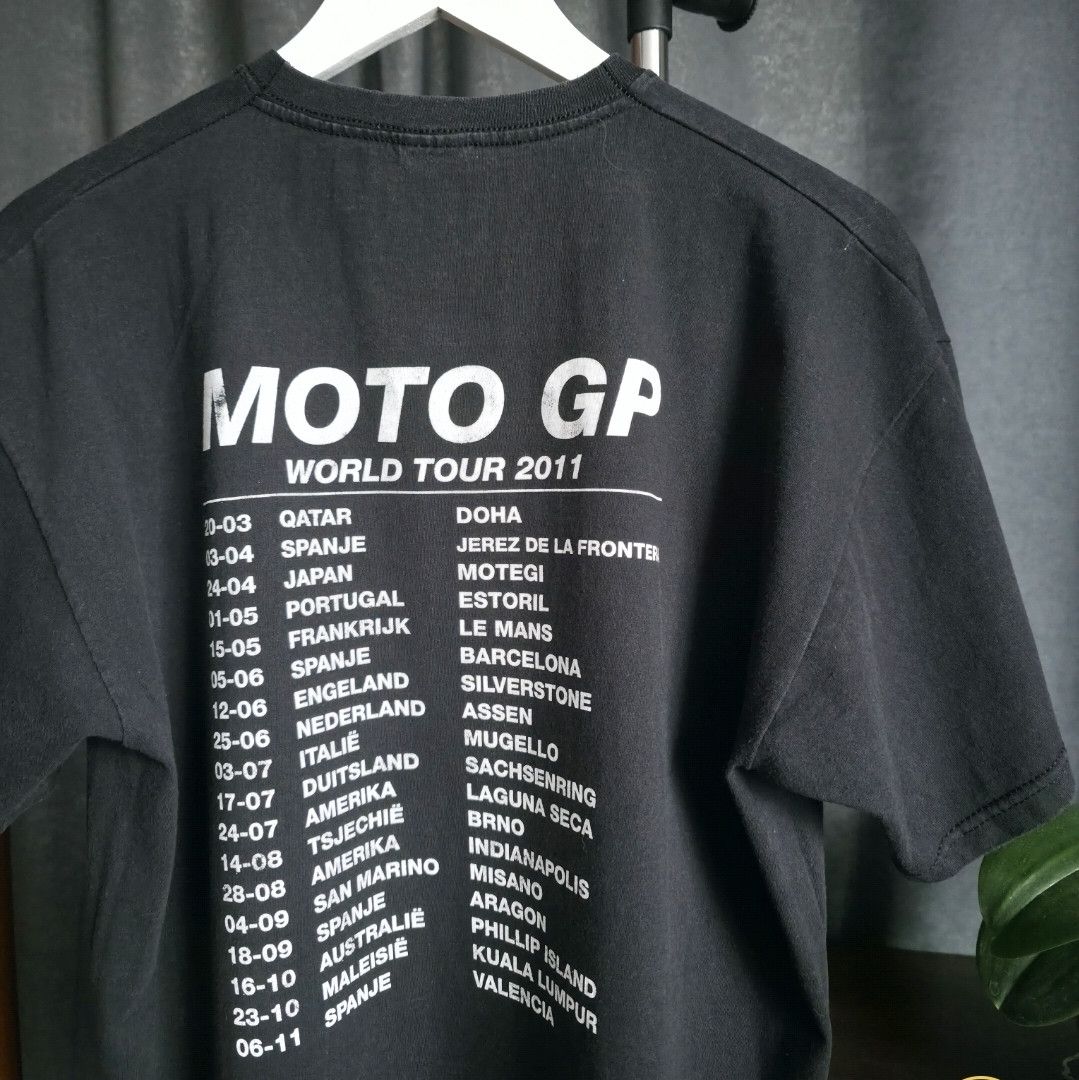 Fruit Of The Loom ULTRA RARE Vintage 2011 MotoGP Sachsenring T-Shirt Rossi Size US L / EU 52-54 / 3 - 7 Thumbnail