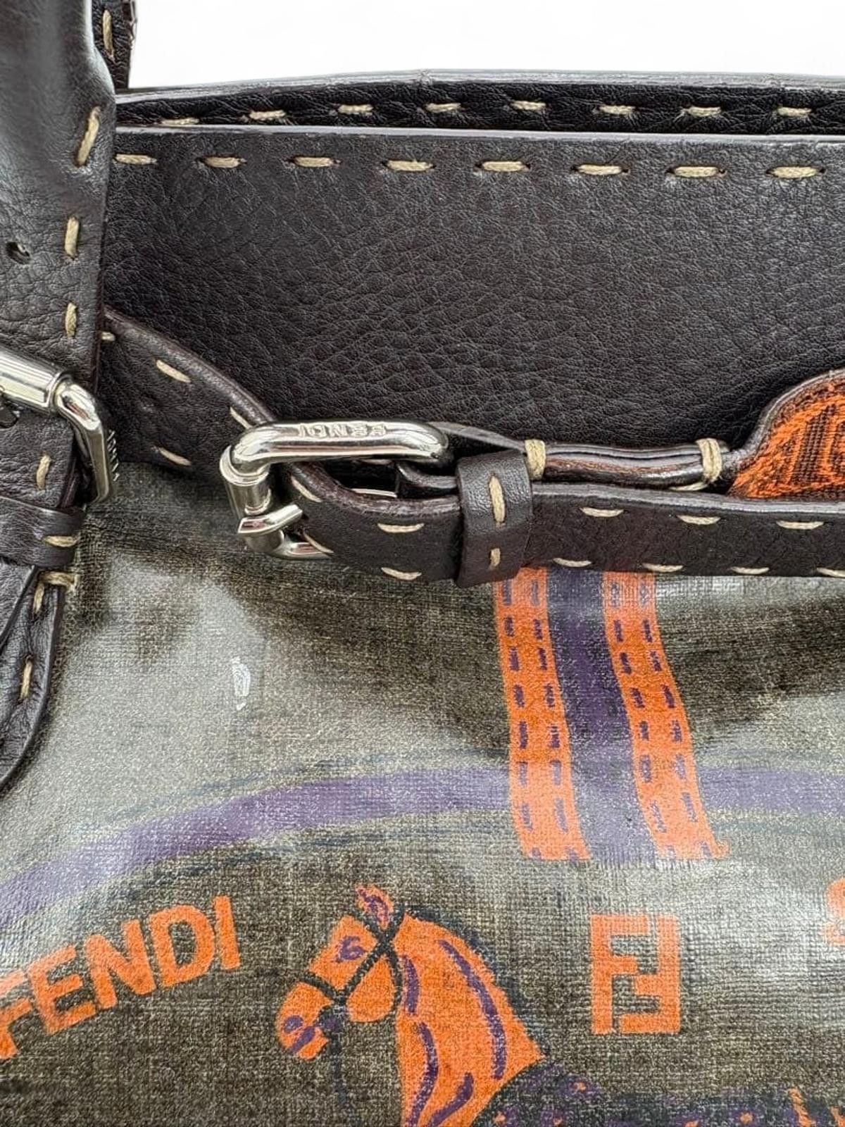 Fendi Fendi - Vintage Selleria Roma Handbag Size ONE SIZE - 8 Thumbnail