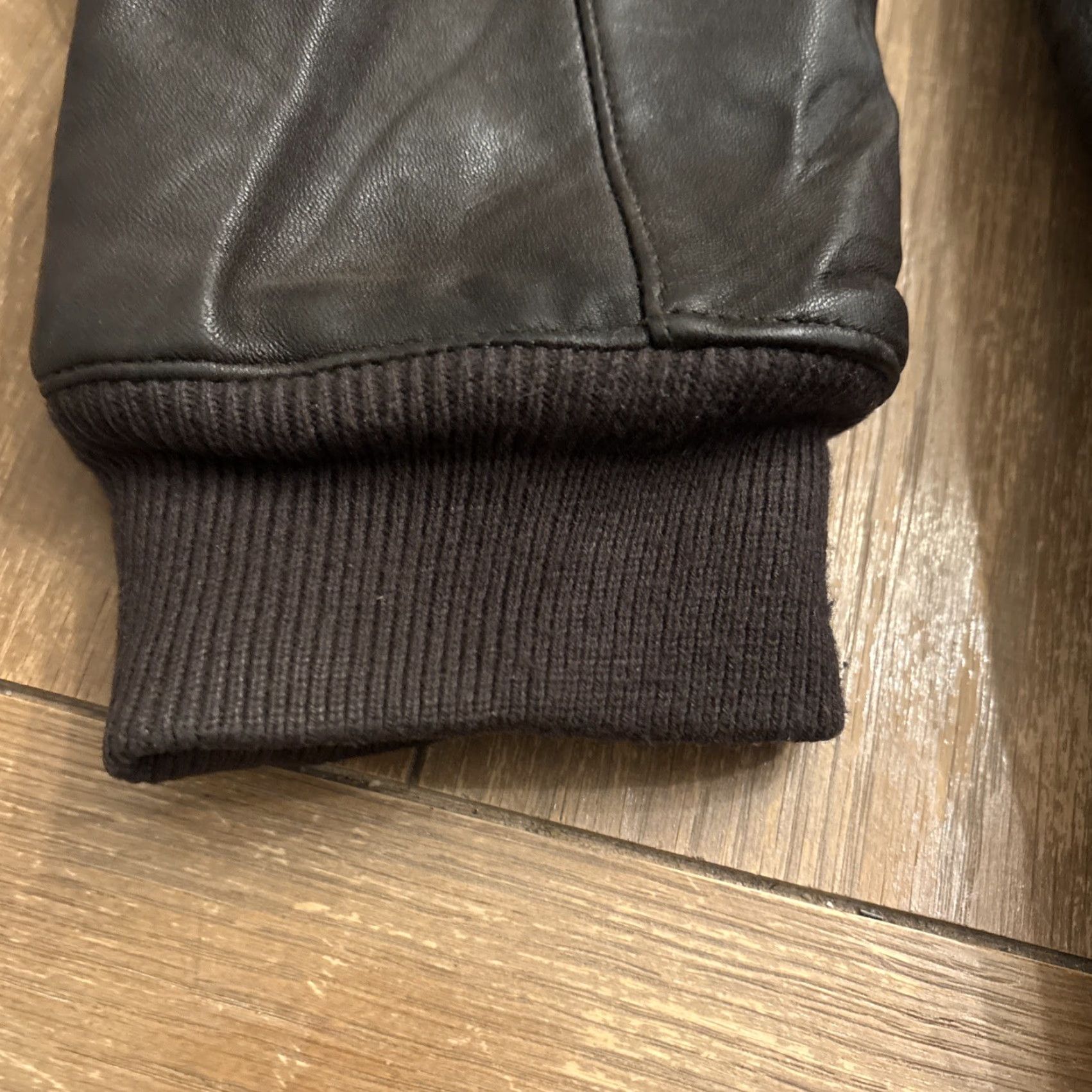 Vintage Vintage Cabela's Jacket Mens L Brown Leather Coat Bomber Aviator Pockets Zip Up Size US L / EU 52-54 / 3 - 3 Thumbnail