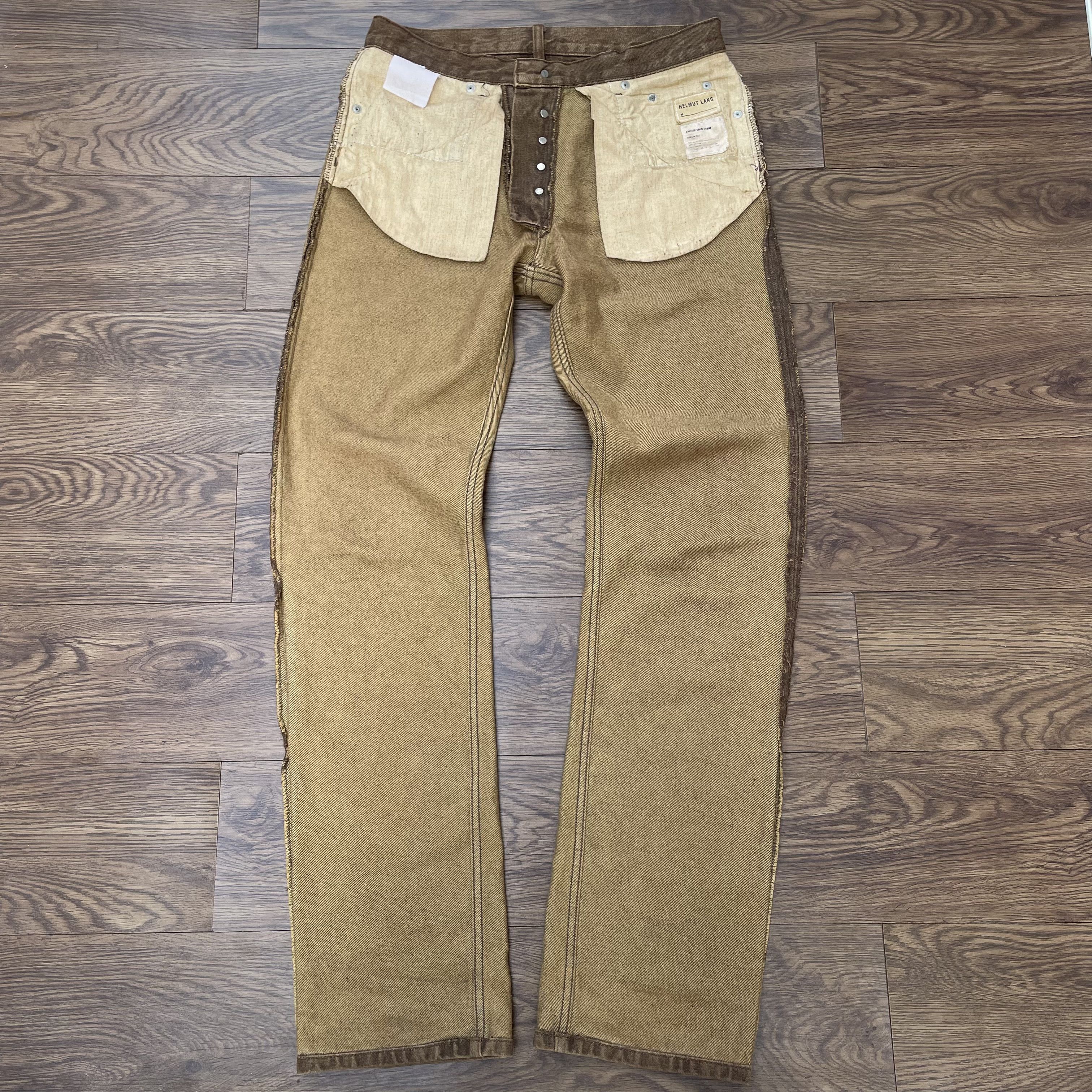 Helmut Lang Helmut Lang Vintage Dark Denim Size US 29 - 7 Thumbnail