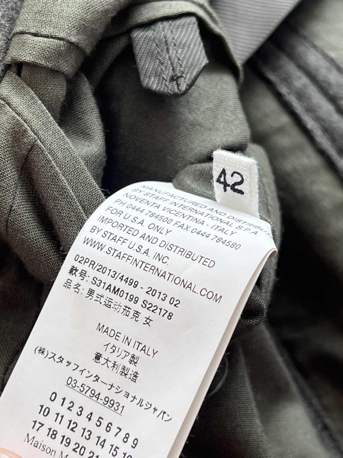 Maison Margiela Maison Margiela ss13 wool peacoat double breasted dark khaki Size M / US 6-8 / IT 42-44 - 6 Thumbnail