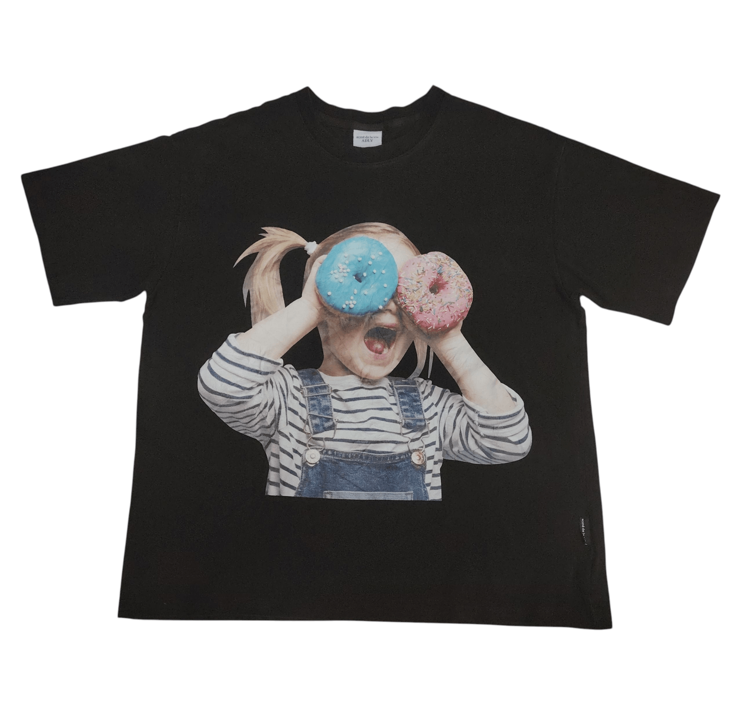 Acme Clothing Acme De La Vie ADLV Donut Black Tee Size US M / EU 48-50 / 2 - 1 Thumbnail