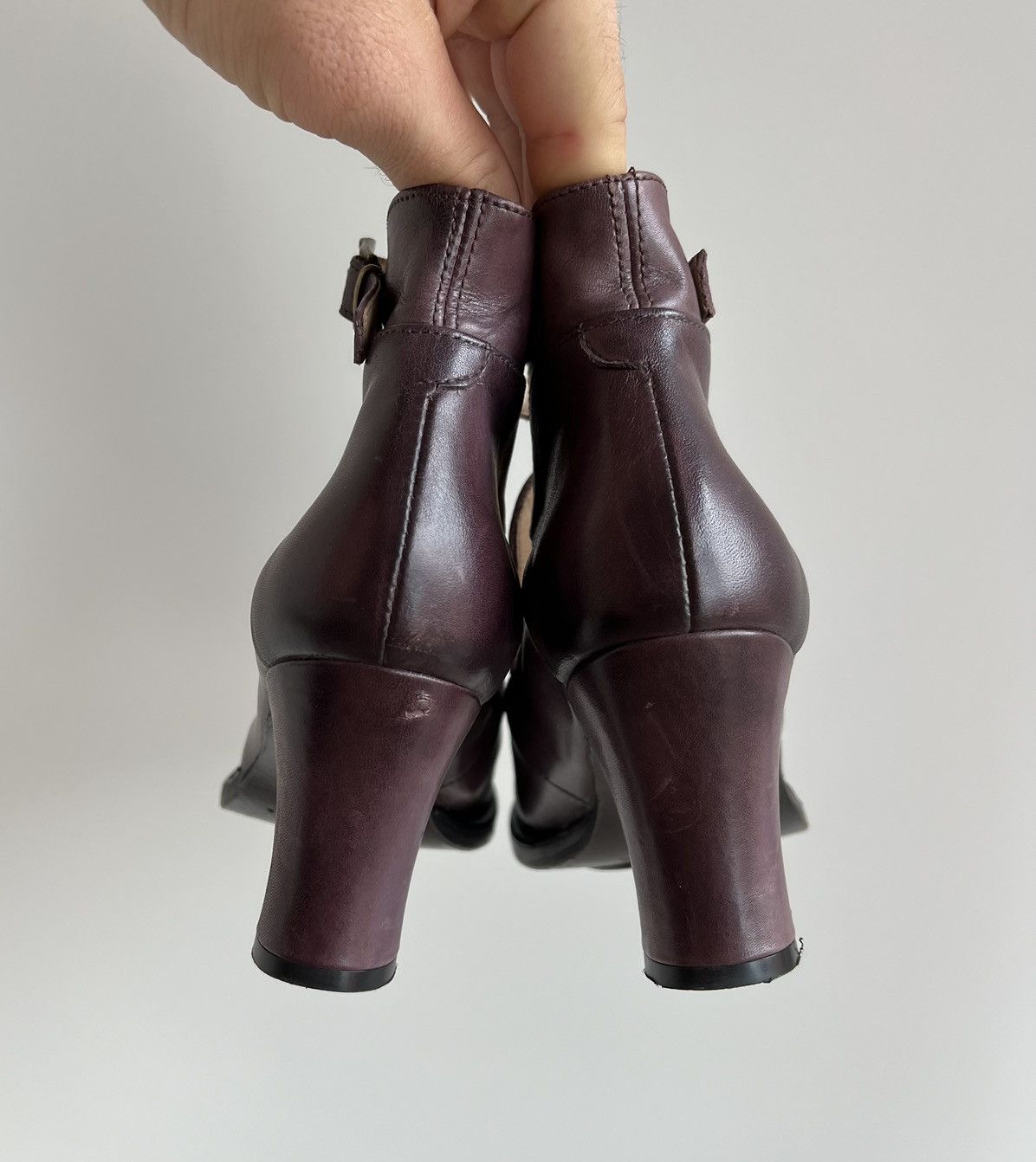 Vintage Vintage Neosens Leather Violet Heel Shoes Size US 9 / IT 39 - 6 Thumbnail