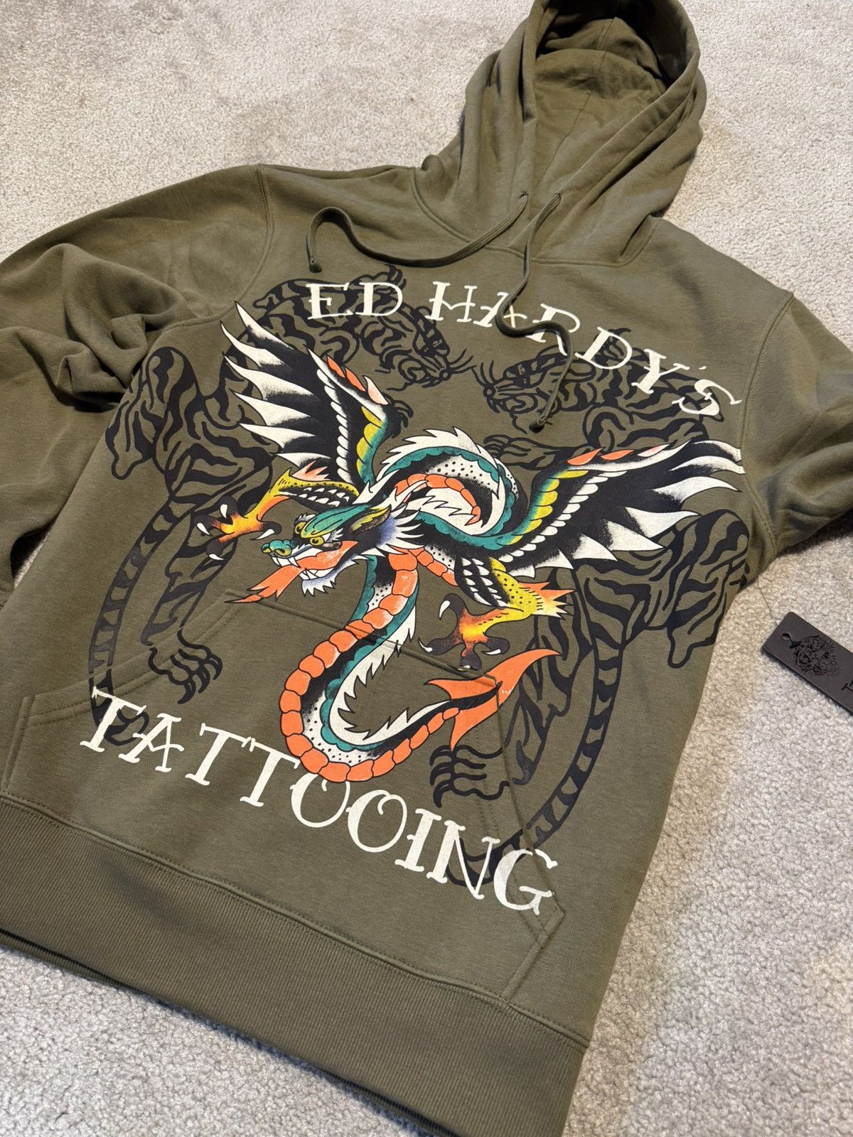 Ed Hardy Men’s Hoodie Ed hardy Y2K Size US M / EU 48-50 / 2 - 7 Thumbnail