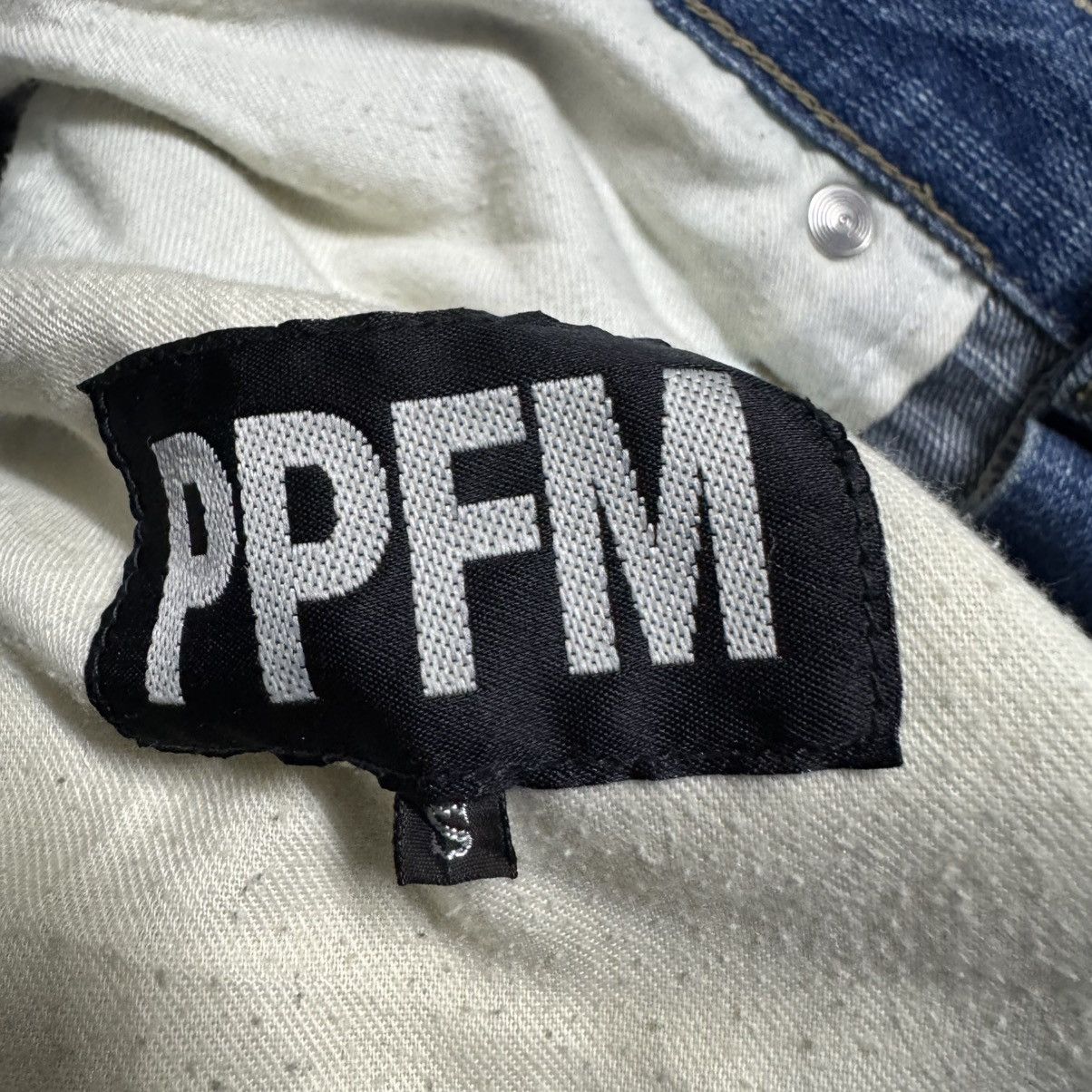 PPFM PPFM Repaired Denim Flare Jeans Size US 30 / EU 46 - 22 Thumbnail
