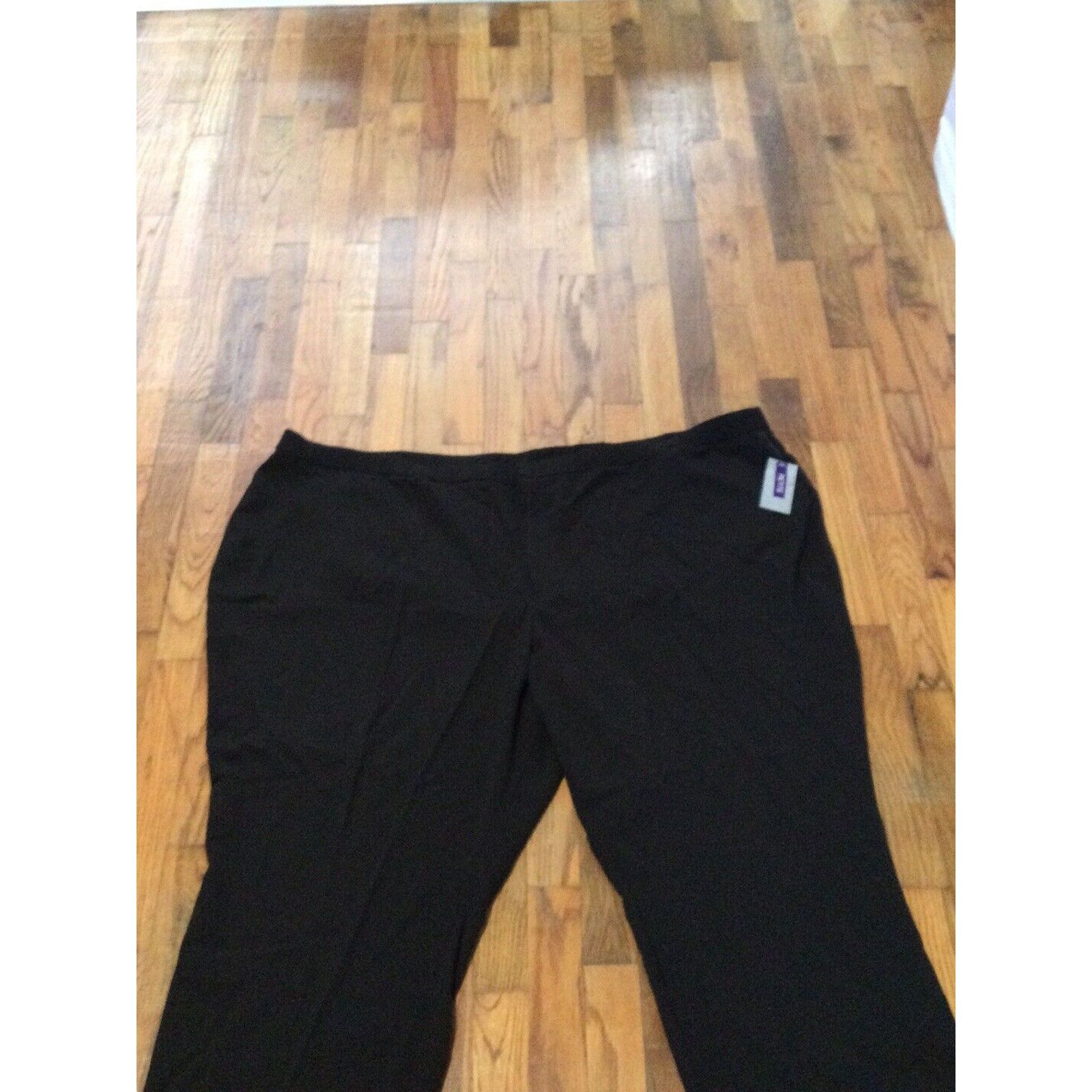 Other Catherine's Black Petite Elastic Waist Pant Size 34WP NWT Size 24" / US 00 / IT 34 - 2 Thumbnail