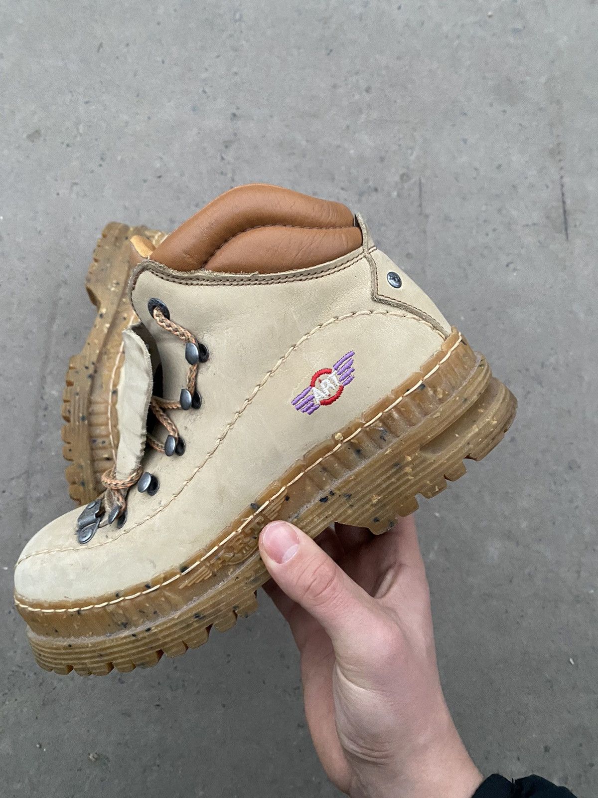 If Six Was Nine Vintage 2000s The Art Company Y2K Festival Platform Boots Size US 7 / EU 40 - 7 Thumbnail