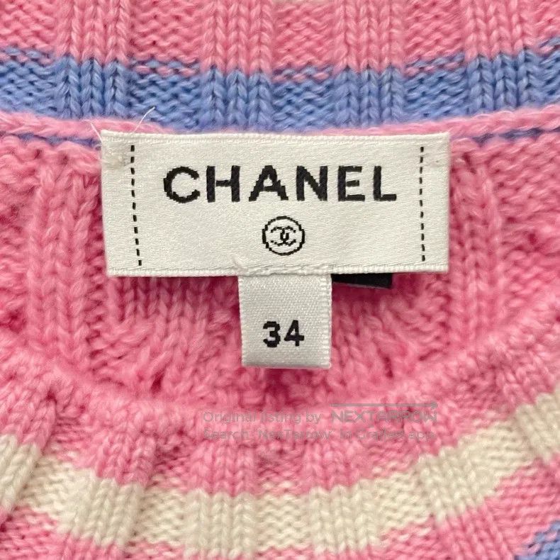 Chanel Chanel Colour block striped casual sleeveless dress Size XXS / US 00 / IT 34 - 5 Thumbnail