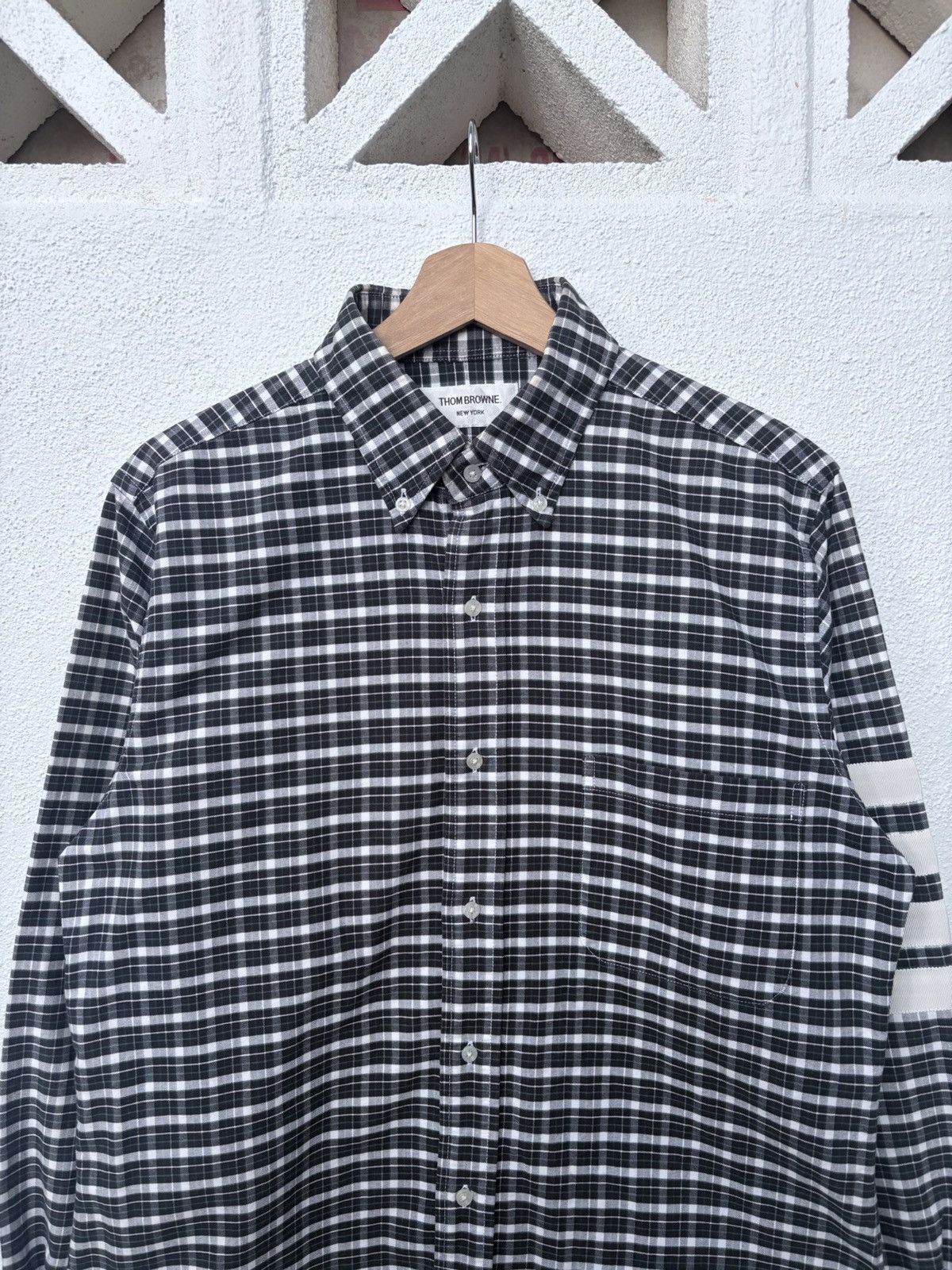Thom Browne Authentic ‼️Thom Browne Oxford Classic Signature 4-Bar Shirt Size US L / EU 52-54 / 3 - 1 Thumbnail