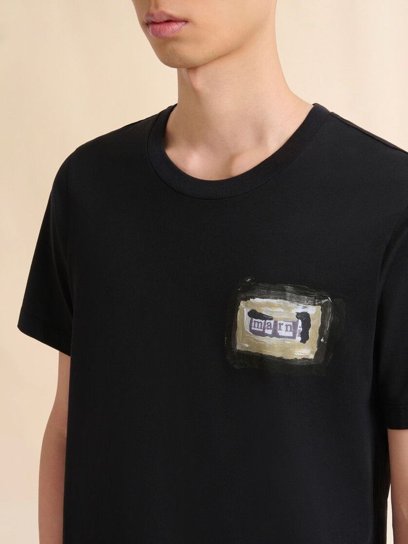 Marni o1w1db10526 T-Shirt in Black Size US S / EU 44-46 / 1 - 4 Thumbnail