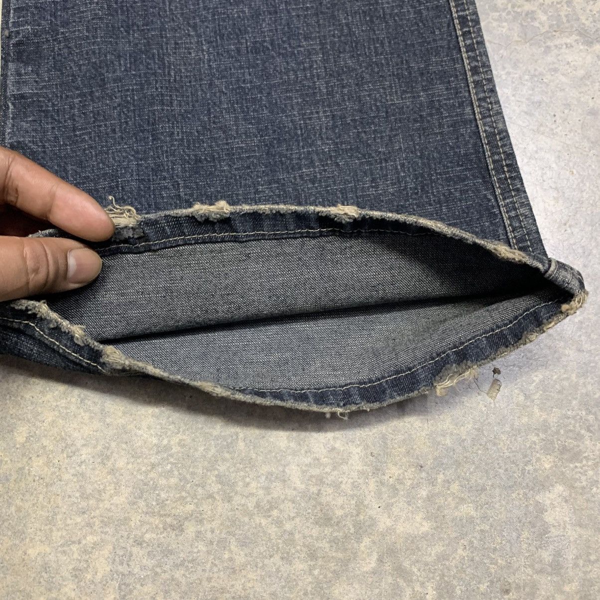 If Six Was Nine × Japanese Brand × Vintage Flare Bell Bottom Parasuco Denim Clawmark Distressed Jean Size US 33 - 7 Thumbnail