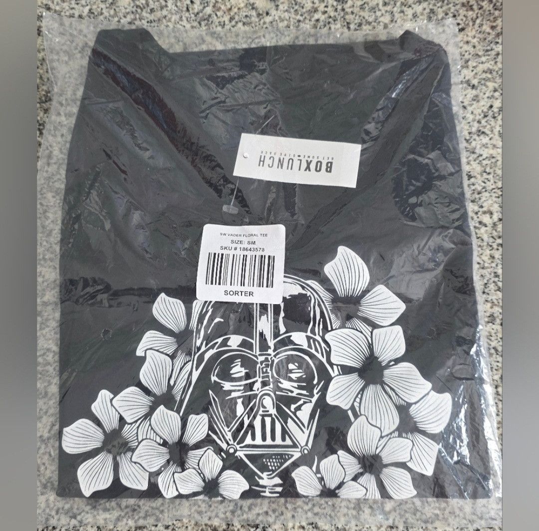 Star Wars Star Wars Darth Vader Floral T-Shirt - BoxLunch Exclusive S Size S / US 4 / IT 40 - 1 Thumbnail