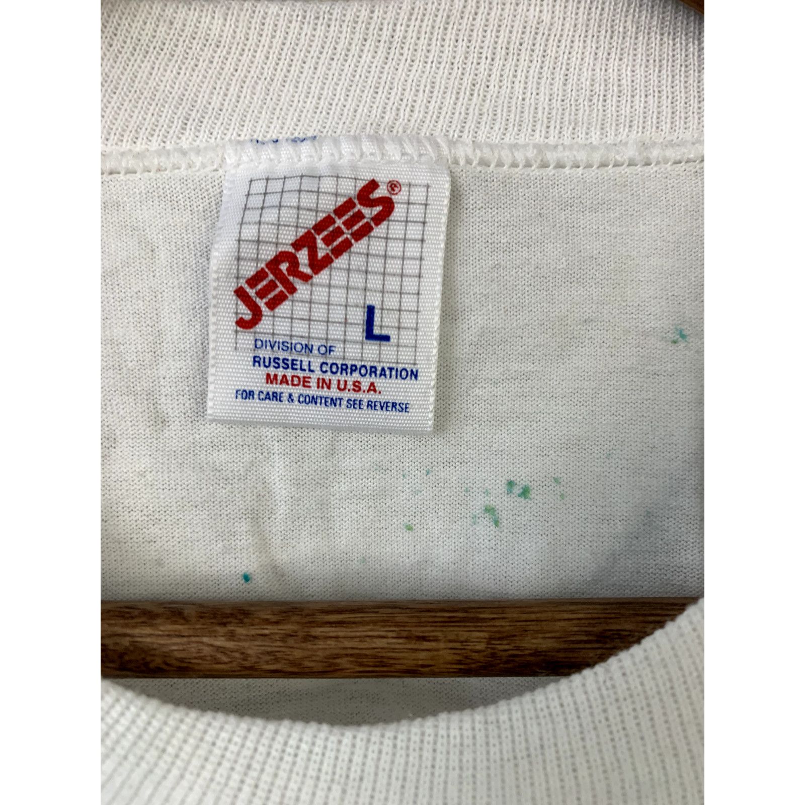 Jerzees Vintage Test Print Shirt Sun Valley Washington White L Tee Size US L / EU 52-54 / 3 - 8 Thumbnail