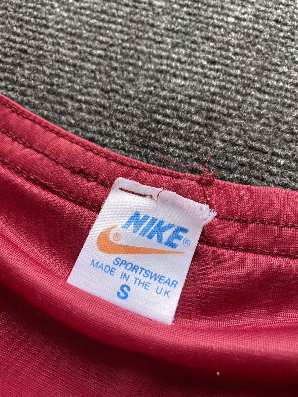 Nike 🔥Nike 80s Vntg UK athletic sport track shorts rare Size US 35 - 3 Thumbnail