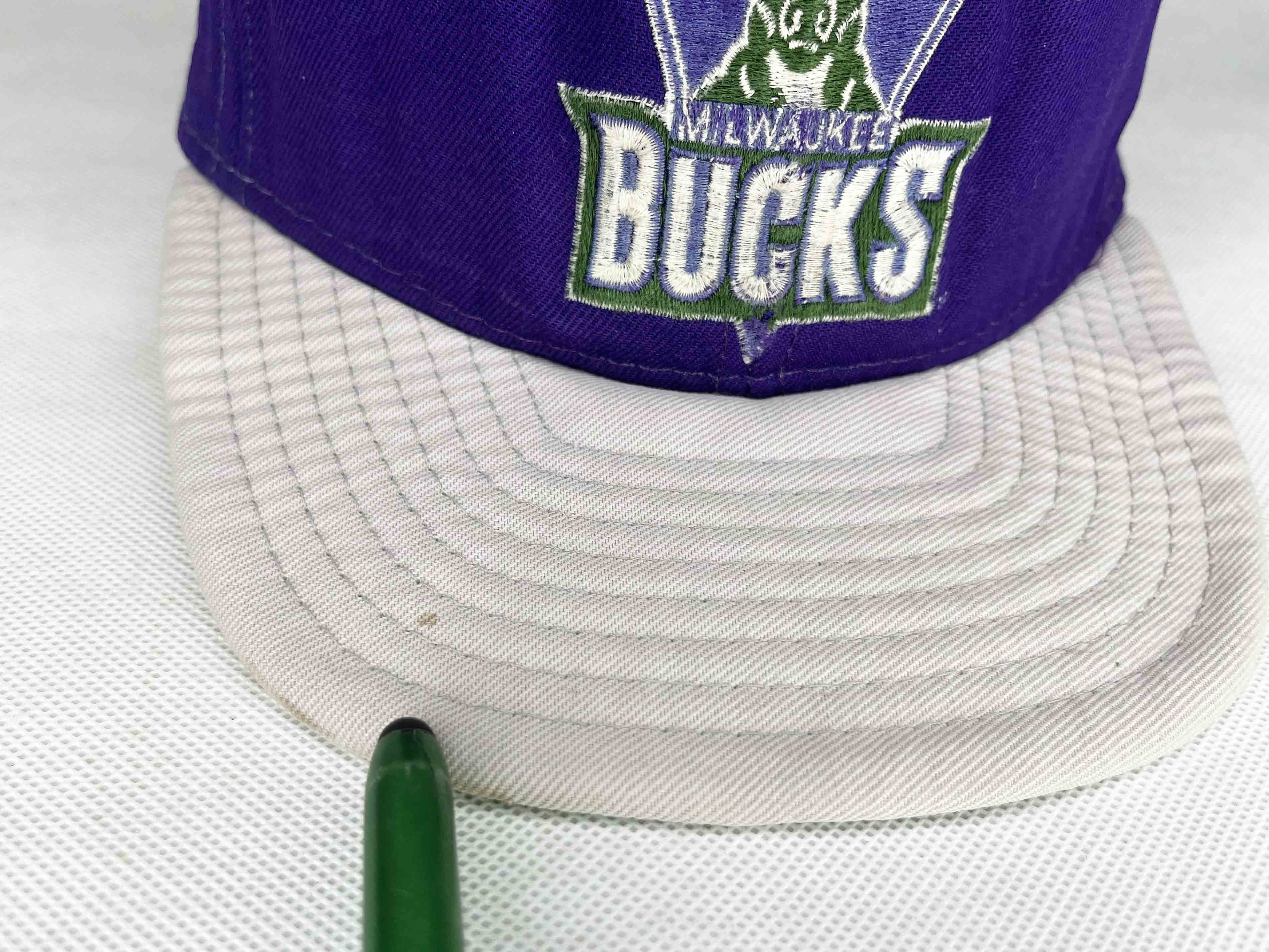 NBA Vintage NBA Milwaukee Bucks Basketball Snapback Cap Hat Size ONE SIZE - 9 Thumbnail