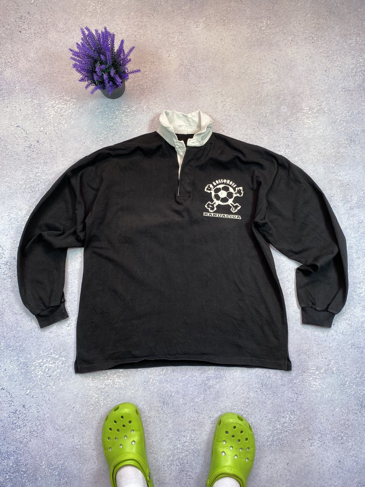Band Tees × Vintage Vintage Randalica 666 Kossmoss Rock Band Sweatshirt Size US XL / EU 56 / 4 - 4 Thumbnail