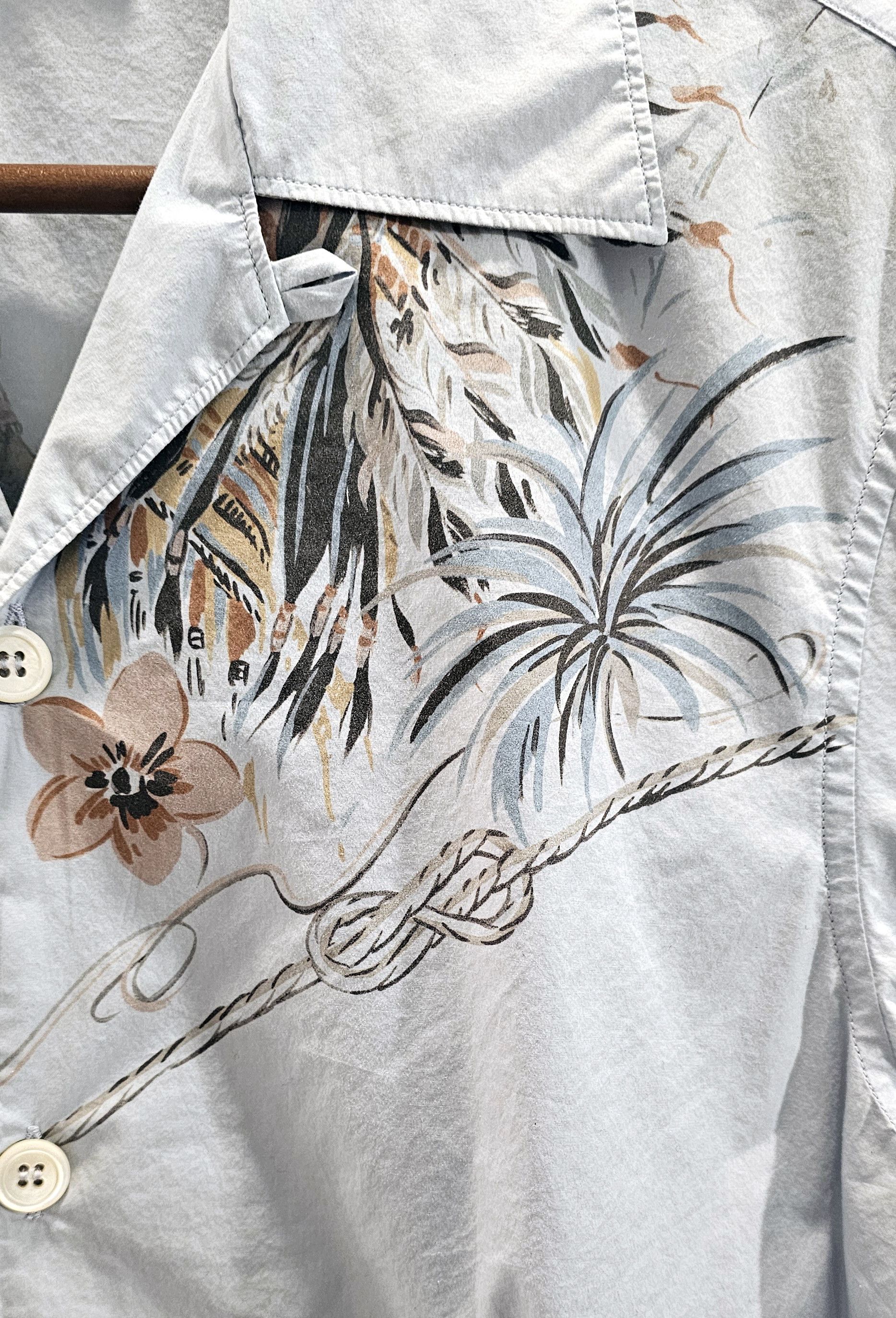 Prada Native Cowboy Print Camp Collar Shirt Size US S / EU 44-46 / 1 - 4 Thumbnail