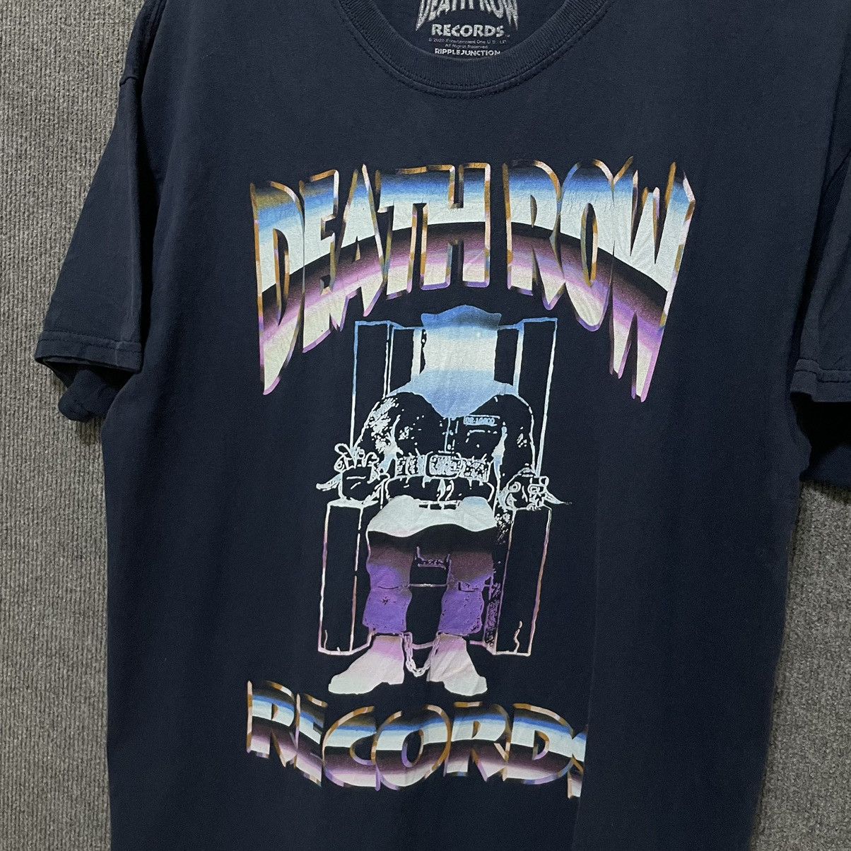 Death Row Records × Rap Tees × Vintage Vintage Death Row Records Official Reissue T Shirt Size US L / EU 52-54 / 3 - 2 Thumbnail