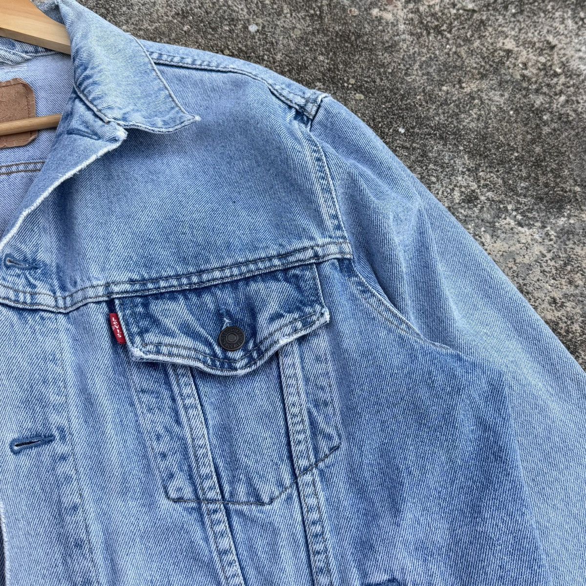 Levi's 🔥Limited🔥Vintage 80s Levis Distressed Trucker Denim Jacket Size US XL / EU 56 / 4 - 17 Thumbnail