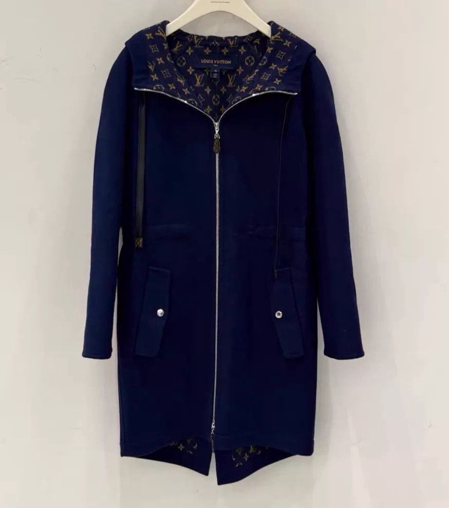 Louis Vuitton Louis Vuitton LV+ Hooded Wool Coat Women's 38 Size S / US 4 / IT 40 - 1 Thumbnail