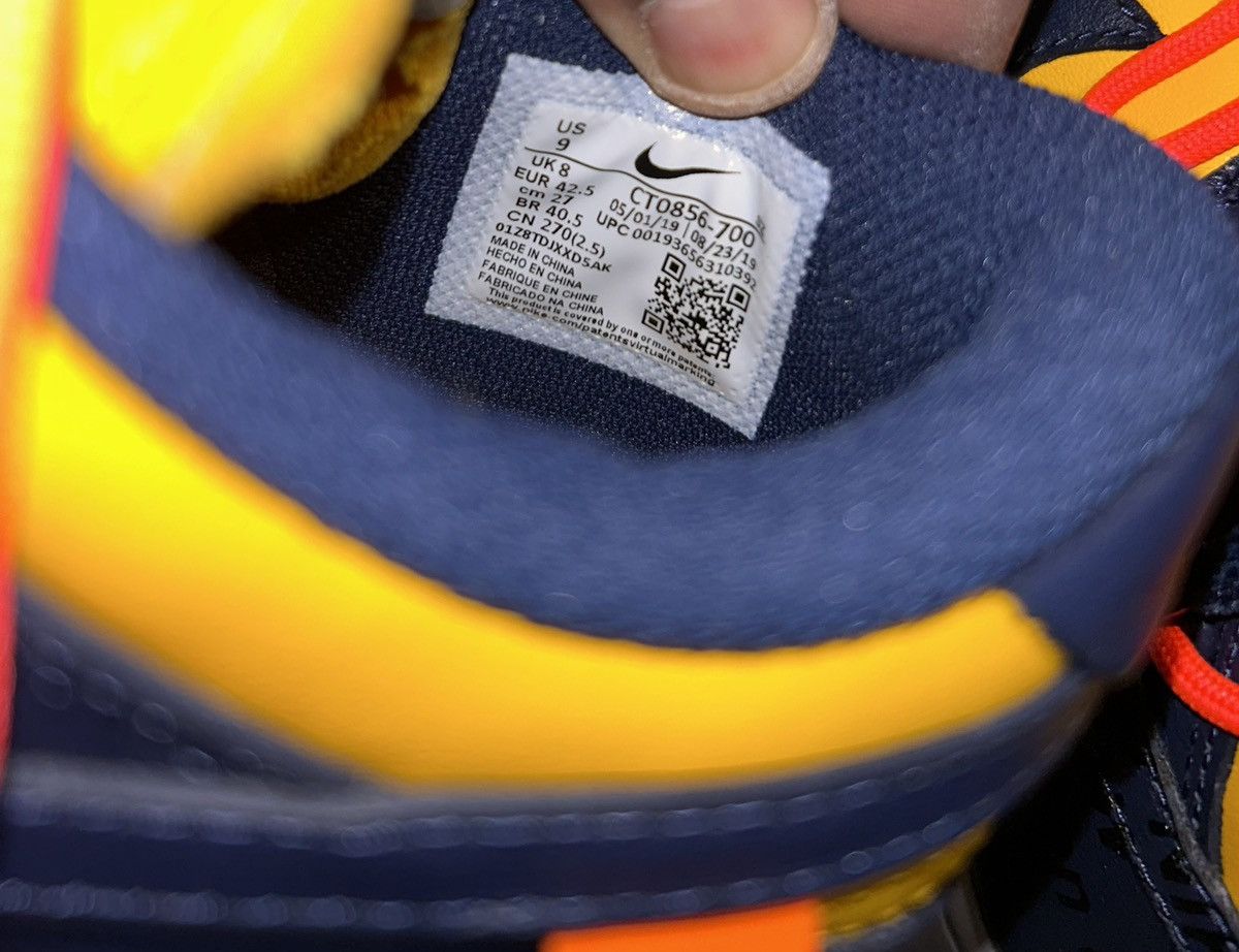 Nike × Off-White NIKE x OFF-WHITE Virgil Abloh Dunk low Size US 9 / EU 42 - 11 Thumbnail