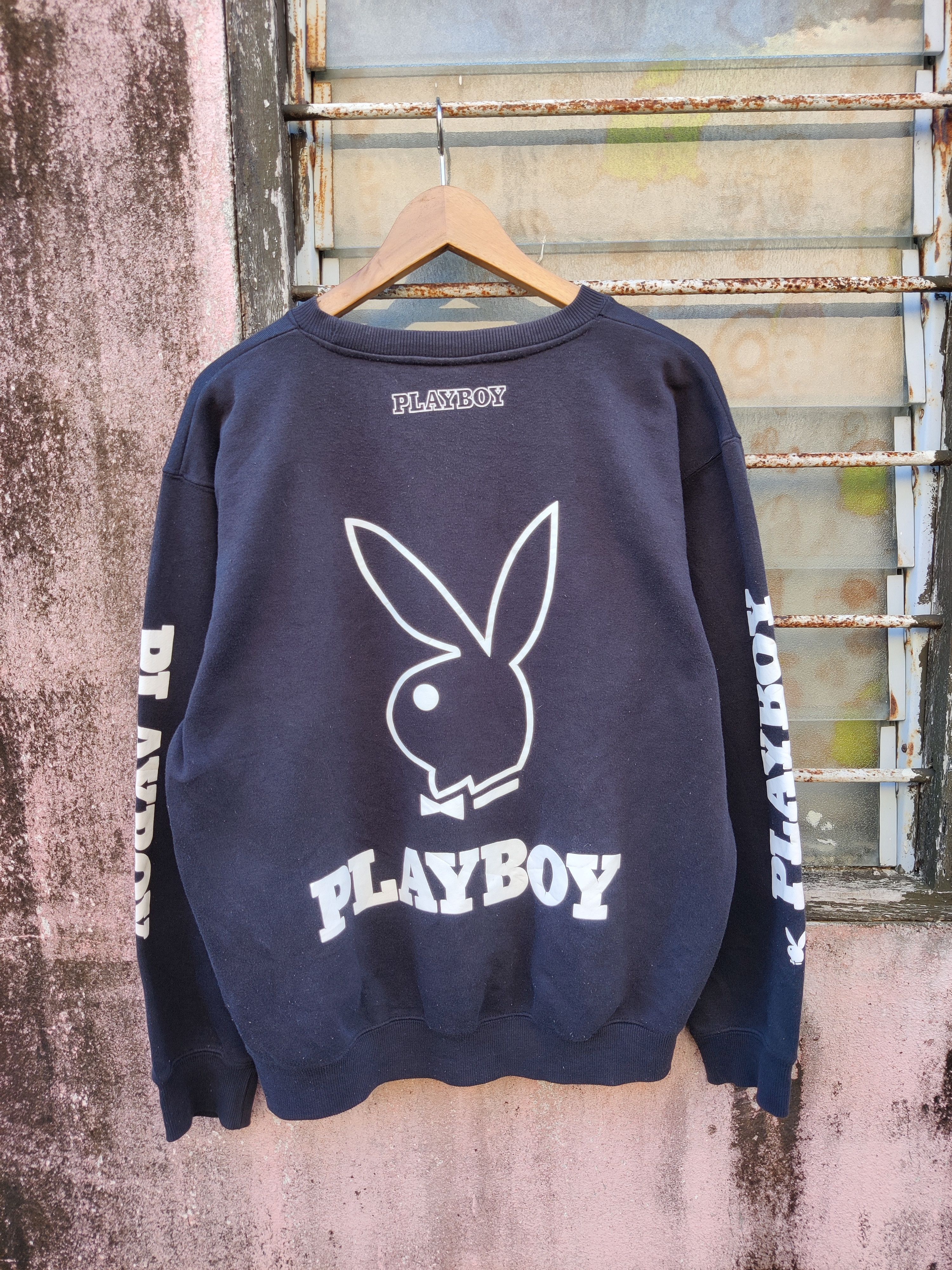 Other Vintage Playboy Sport Big Logo Sweatshirt Size US L / EU 52-54 / 3 - 2 Thumbnail