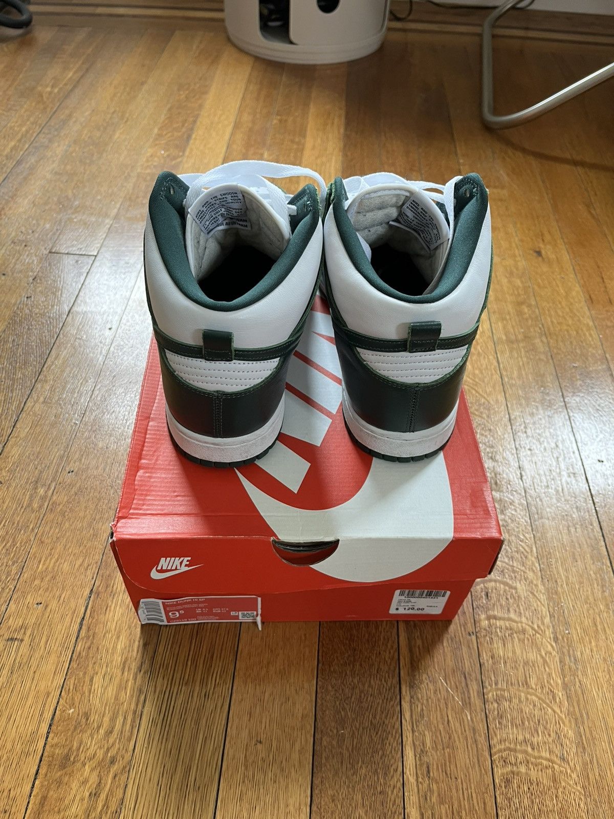 Nike Nike Dunk Hi SP Spartan Green 2020 Size US 9.5 / EU 42-43 - 5 Thumbnail