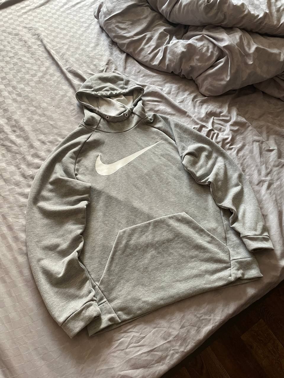 Nike Vintage Nike Hoodie Large Y2K Sportswear Swoosh Gray Size US M / EU 48-50 / 2 - 2 Thumbnail