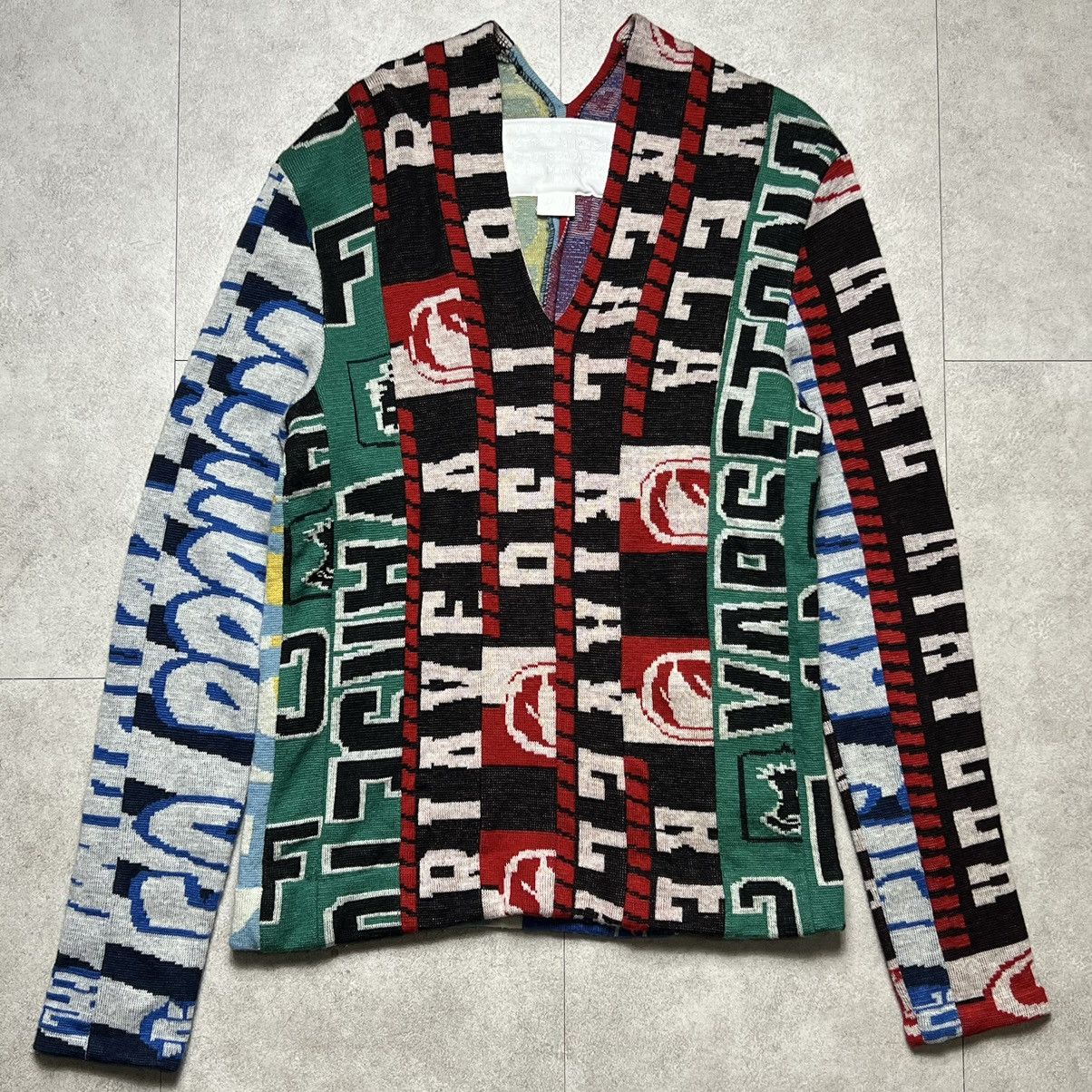 トップス Martin Margiela Scarf Wool Sweater H&M × Maison Margiela Maison Martin Margiela Scarf Wool