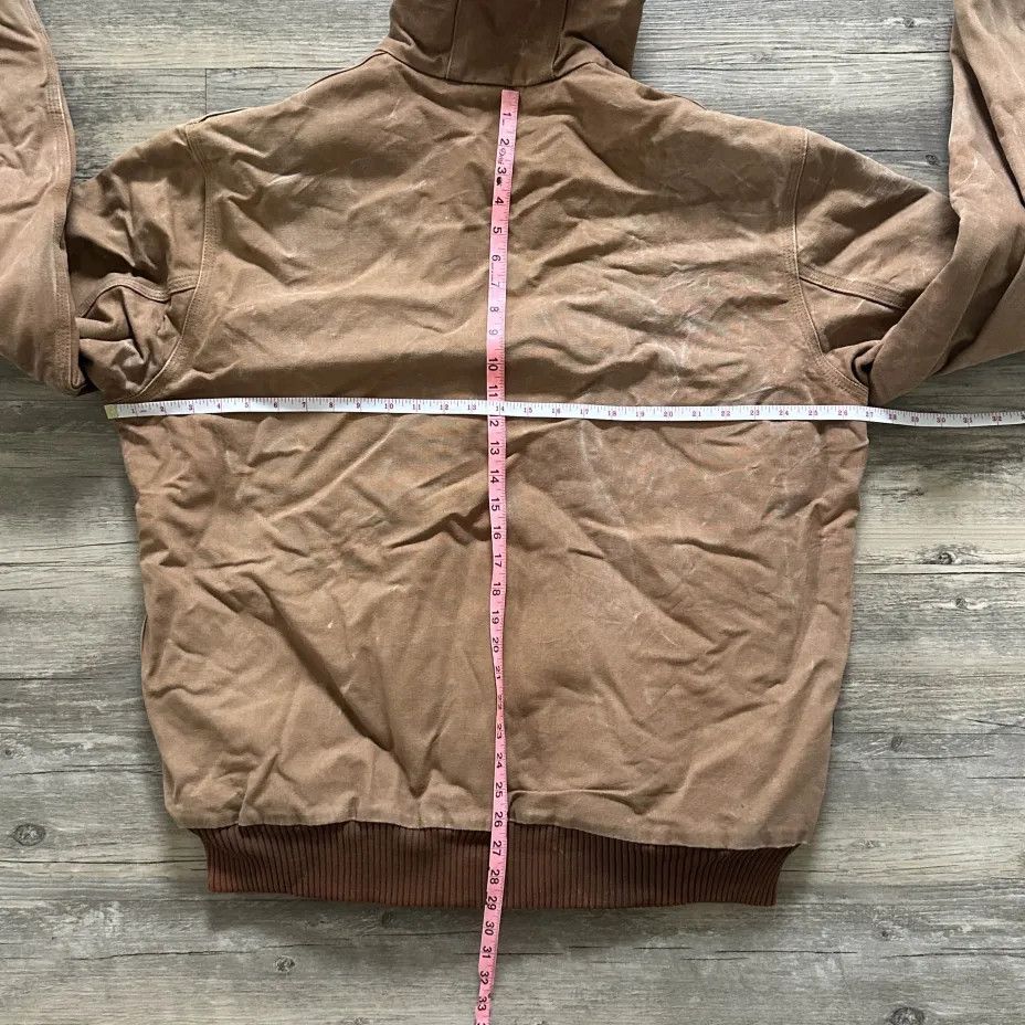 Carhartt Vintage Carhartt J140BRN Carhartt Hooded Jacket Size Large Size US L / EU 52-54 / 3 - 6 Thumbnail