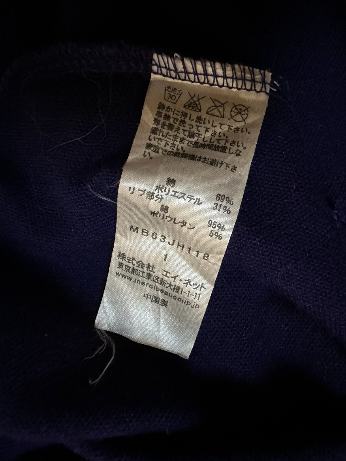 Issey Miyake × mercibeaucoup mercibeaucoup women long sweatshirt big logo Size S / US 4 / IT 40 - 7 Thumbnail
