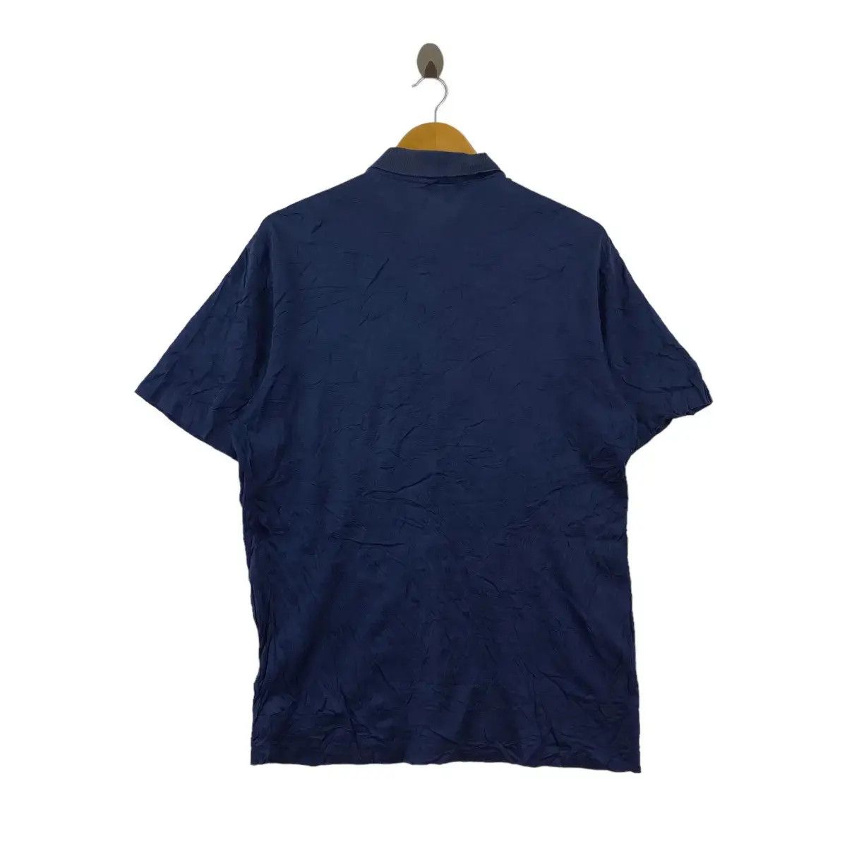 Givenchy × Vintage Vintage GIVENCHY PARIS Made In Italy Plain Blue Polo Tee Size US M / EU 48-50 / 2 - 3 Thumbnail