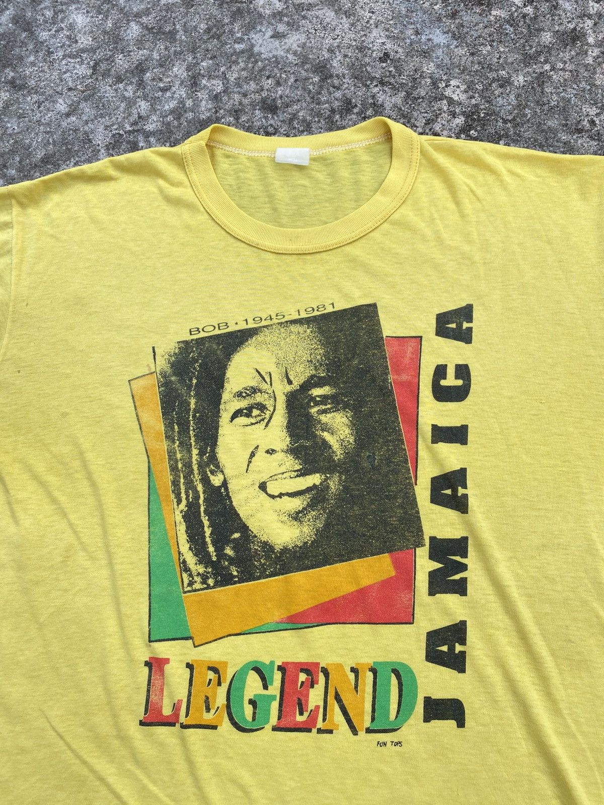 Vintage Vintage 80s Bob Marley Rare Tee Size US L / EU 52-54 / 3 - 1 Thumbnail