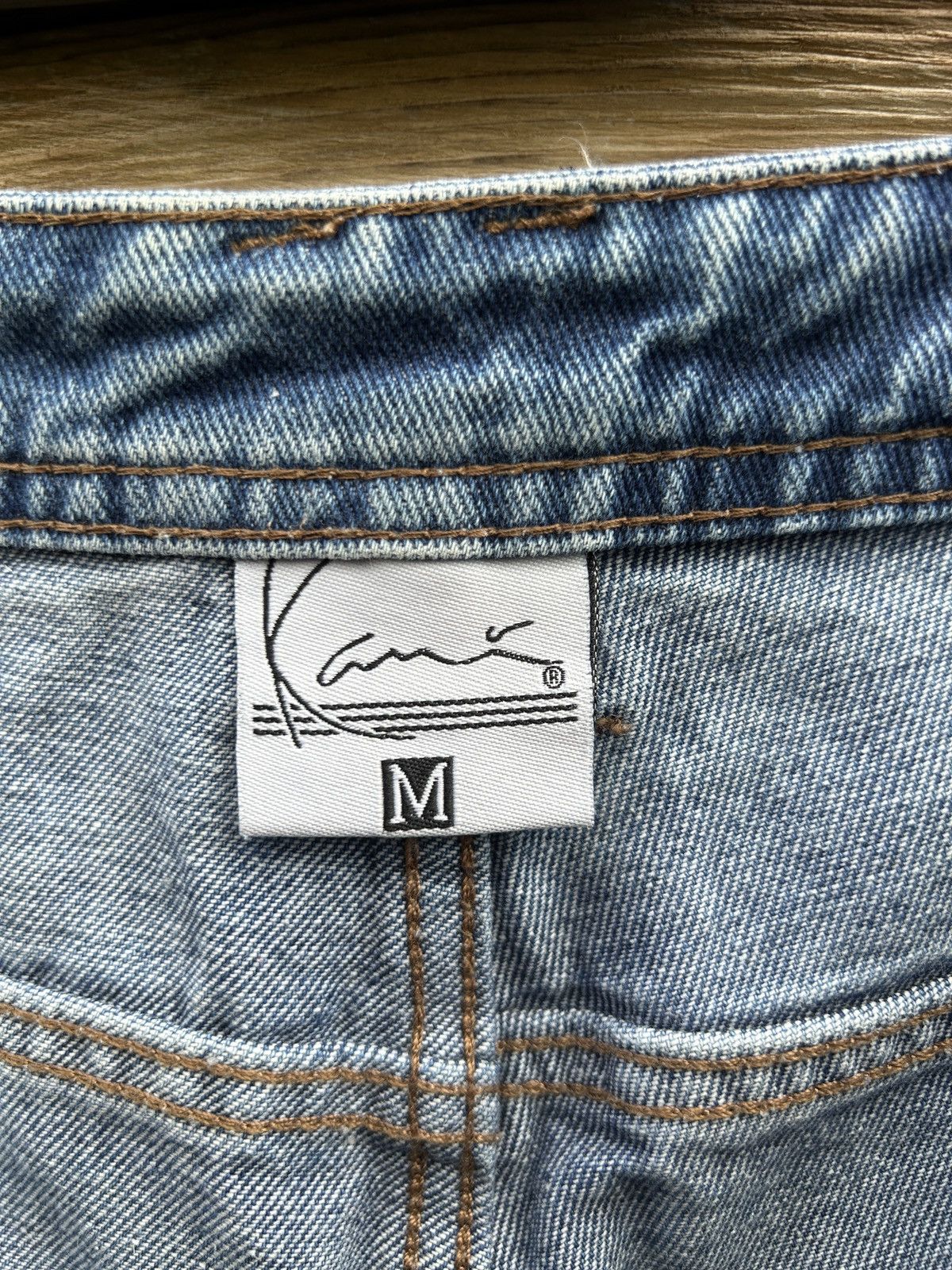 Karl Kani Vintage Karl Kani Embroidery Denim Rap Cargo Pants Jeans Size US 32 / EU 48 - 11 Thumbnail