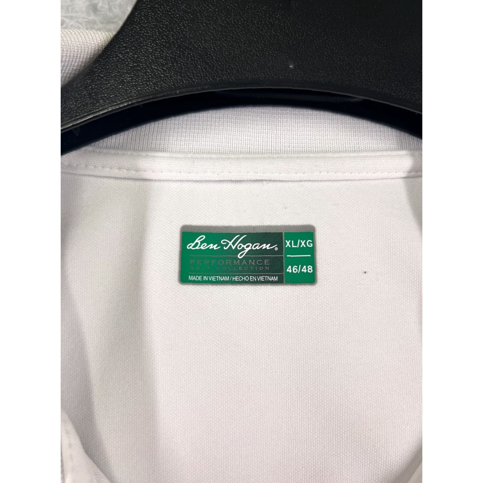 Hogan Ben Hogan Polo Shirt Mens XL White Diamond Golf Polo Shirts Mens XL White Diamond Golf Size US XL / EU 56 / 4 - 3 Thumbnail