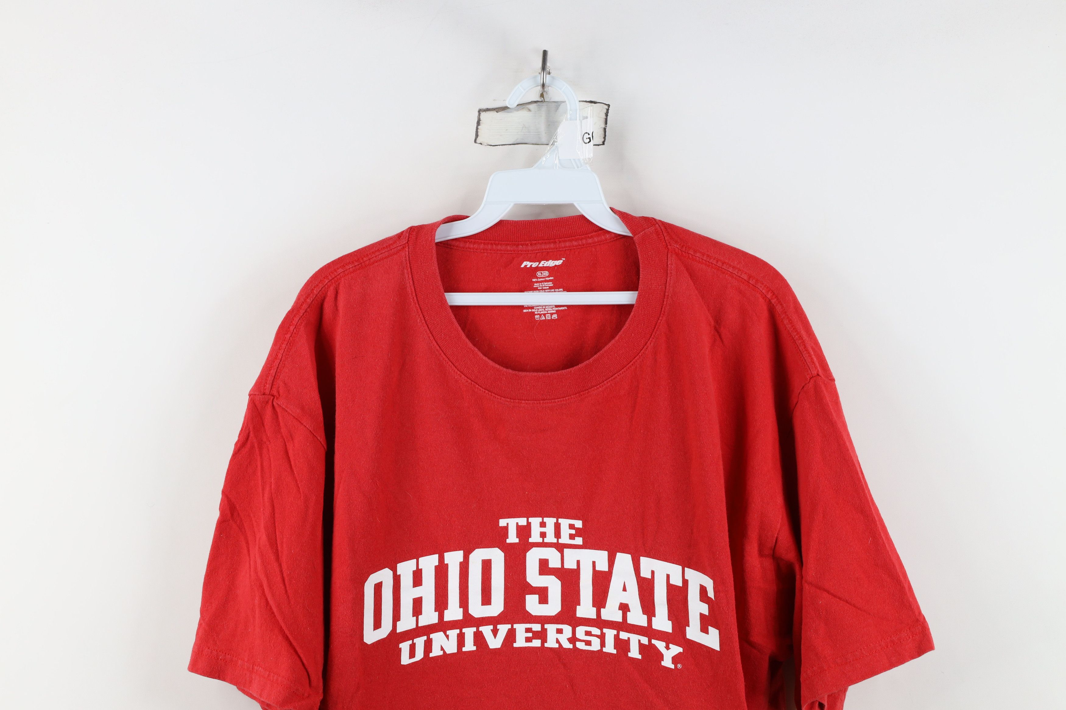 Vintage Vintage Y2K Ohio State University Short Sleeve T-Shirt Red Size US XL / EU 56 / 4 - 2 Thumbnail