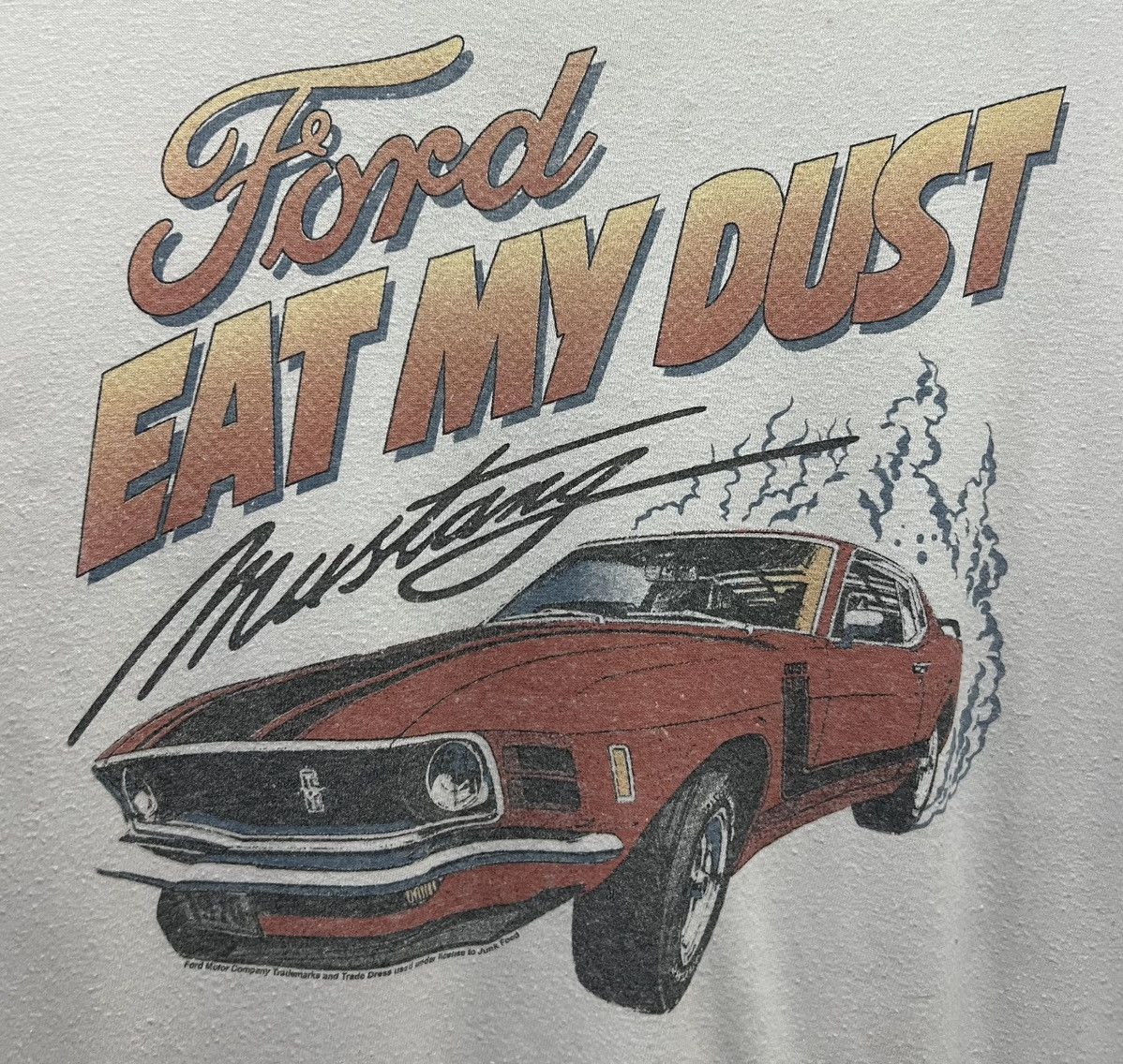 Junk Food × Vintage VINTAGE JUNK FOOD FORD EAT MY DUST MUSTANG SHIRT Size US L / EU 52-54 / 3 - 3 Thumbnail
