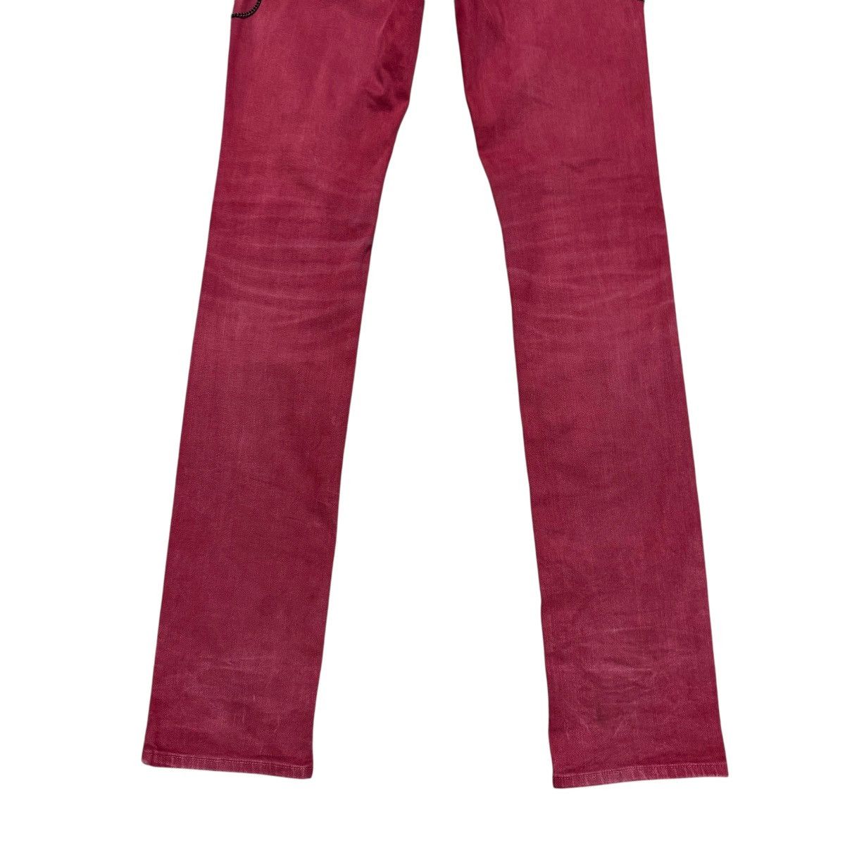 Schlussel Schlussel Brass Red Denim Skinny Jeans Size US 32 / EU 48 - 13 Thumbnail
