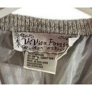 Vintage Vivien Forest Vintage Rabbit Wool Cardigan Sweater Floral Be Size S / US 4 / IT 40 - 6 Thumbnail