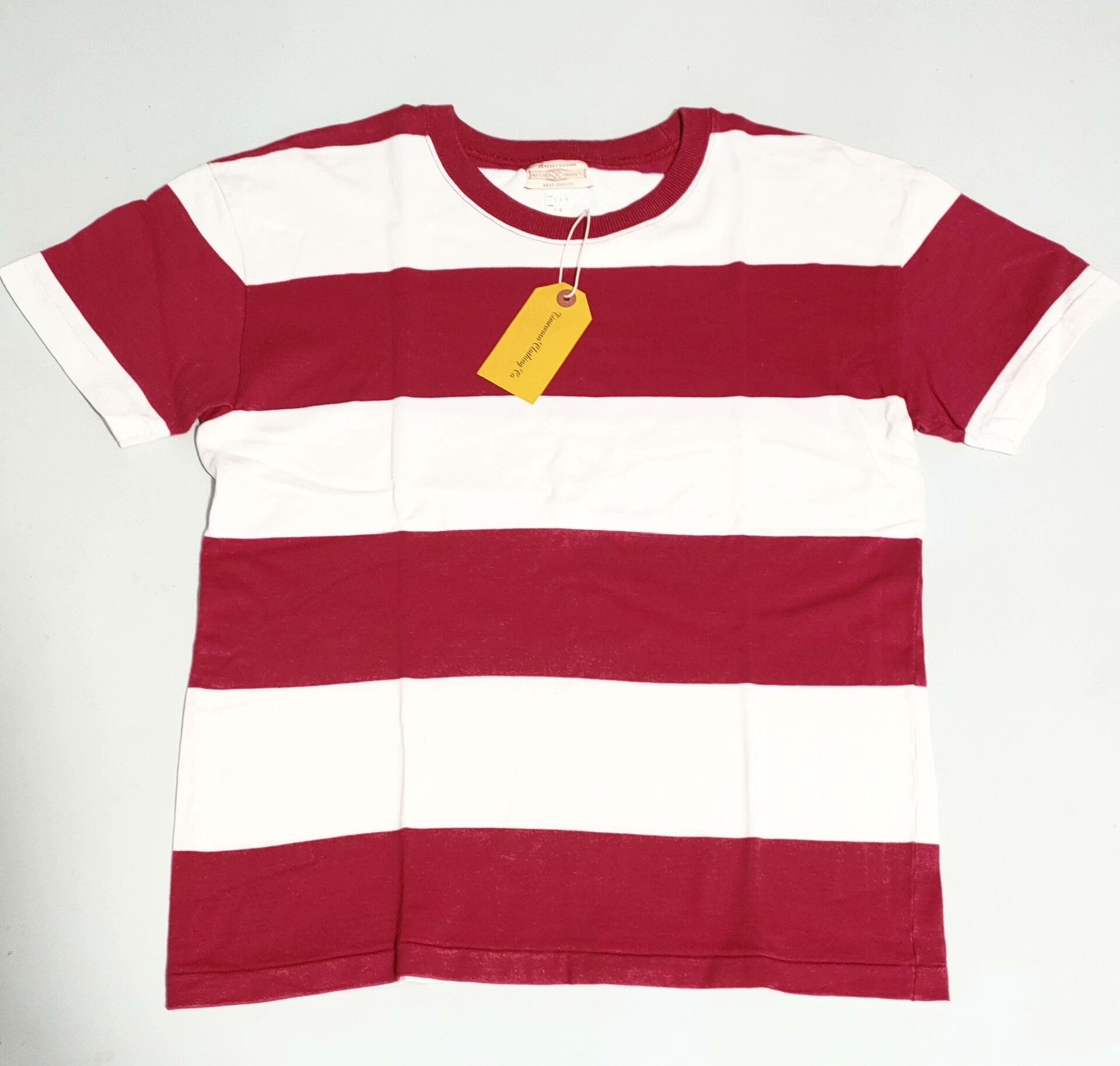 Vintage 1950s Vintage Heavyweight Striped T-Shirt Size US M / EU 48-50 / 2 - 1 Thumbnail
