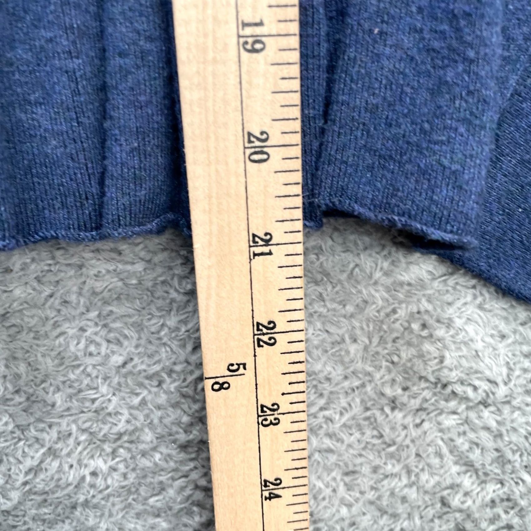 Eileen Fisher Eileen Fisher Womens XS Blue Merino Rib Cardigan Sweater Open Front Size XS / US 0-2 / IT 36-38 - 7 Thumbnail